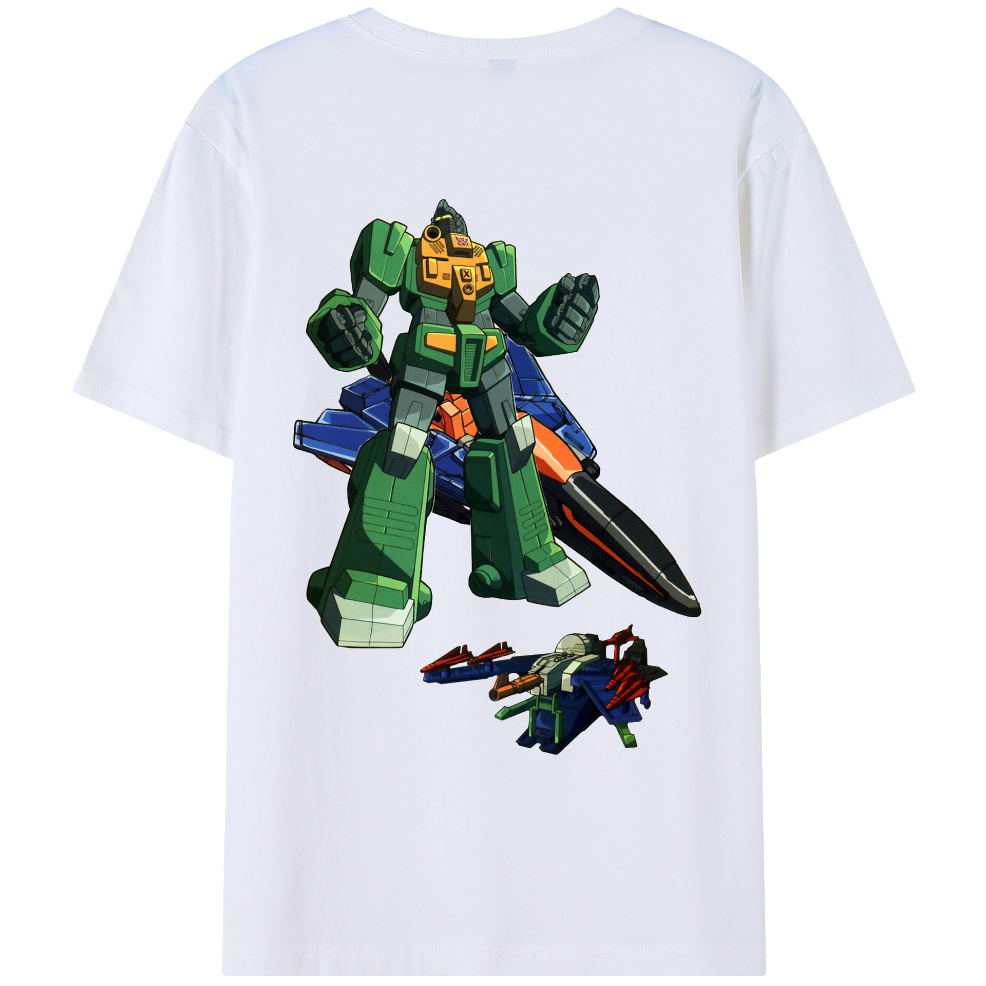 （画像用）  綿100％ メンズ半袖Tシャツ（バックプリント） 通気性
