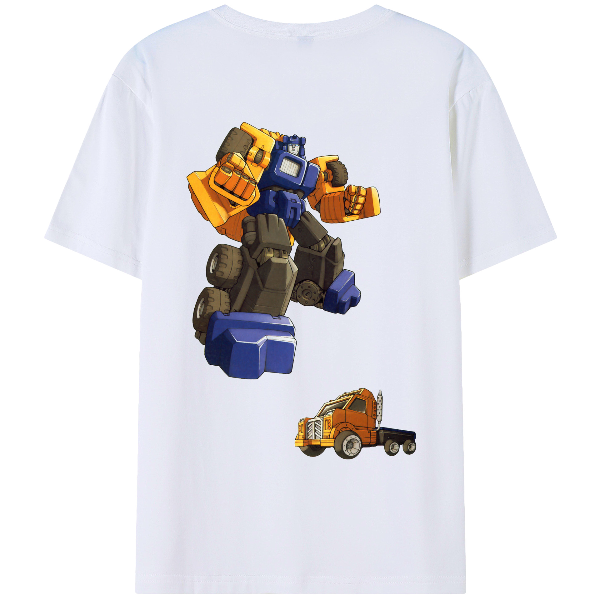 （画像用）  綿100％ メンズ半袖Tシャツ（バックプリント） 通気性