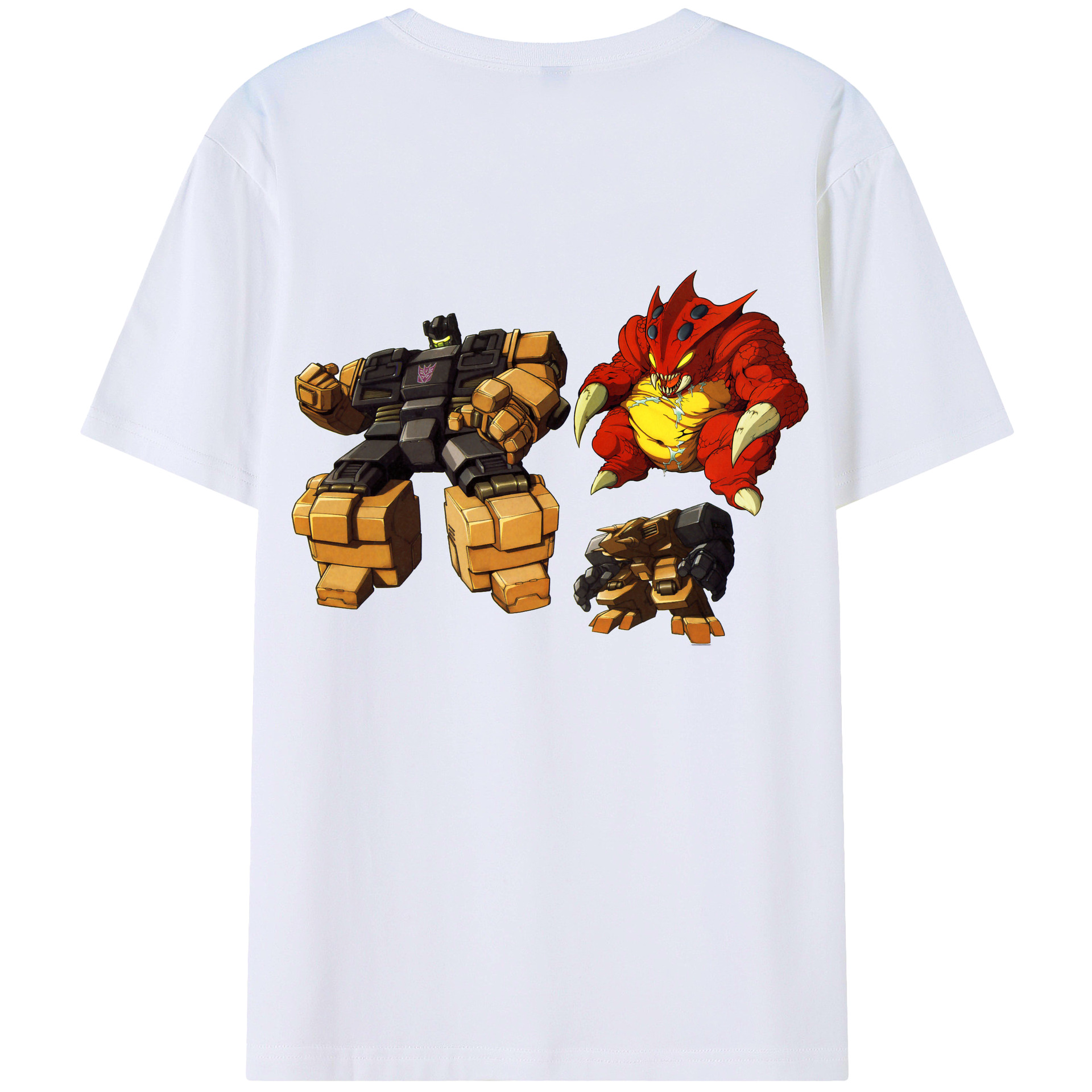 （画像用）  綿100％ メンズ半袖Tシャツ（バックプリント） 通気性