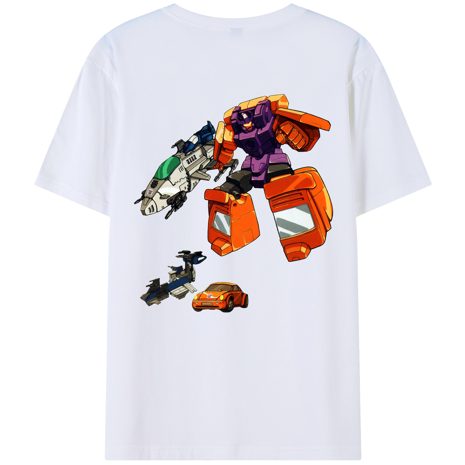 （画像用）  綿100％ メンズ半袖Tシャツ（バックプリント） 通気性