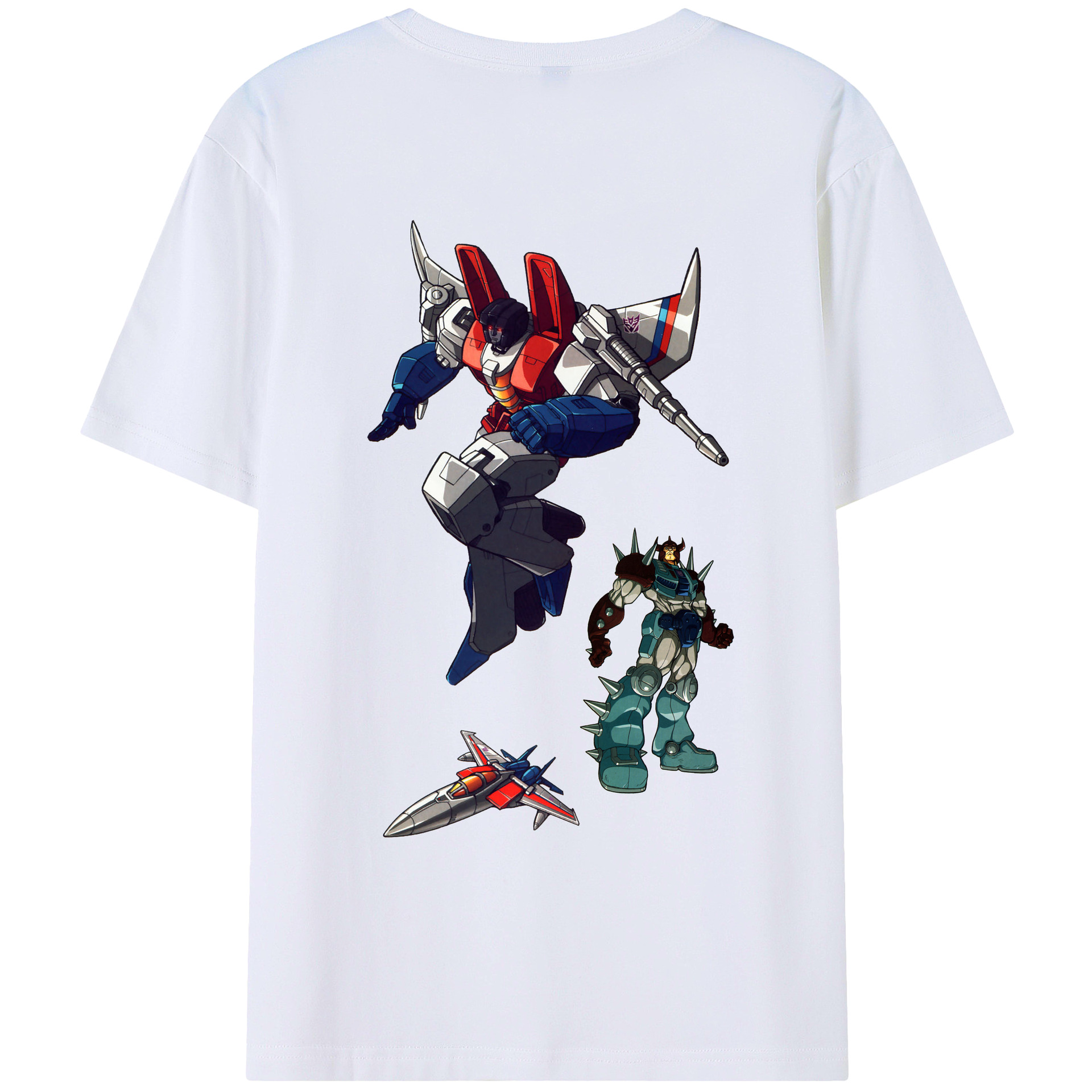 （画像用）  綿100％ メンズ半袖Tシャツ（バックプリント） 通気性