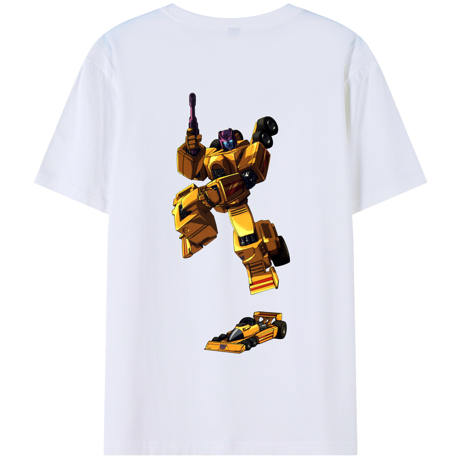 （画像用）  綿100％ メンズ半袖Tシャツ（バックプリント） 通気性