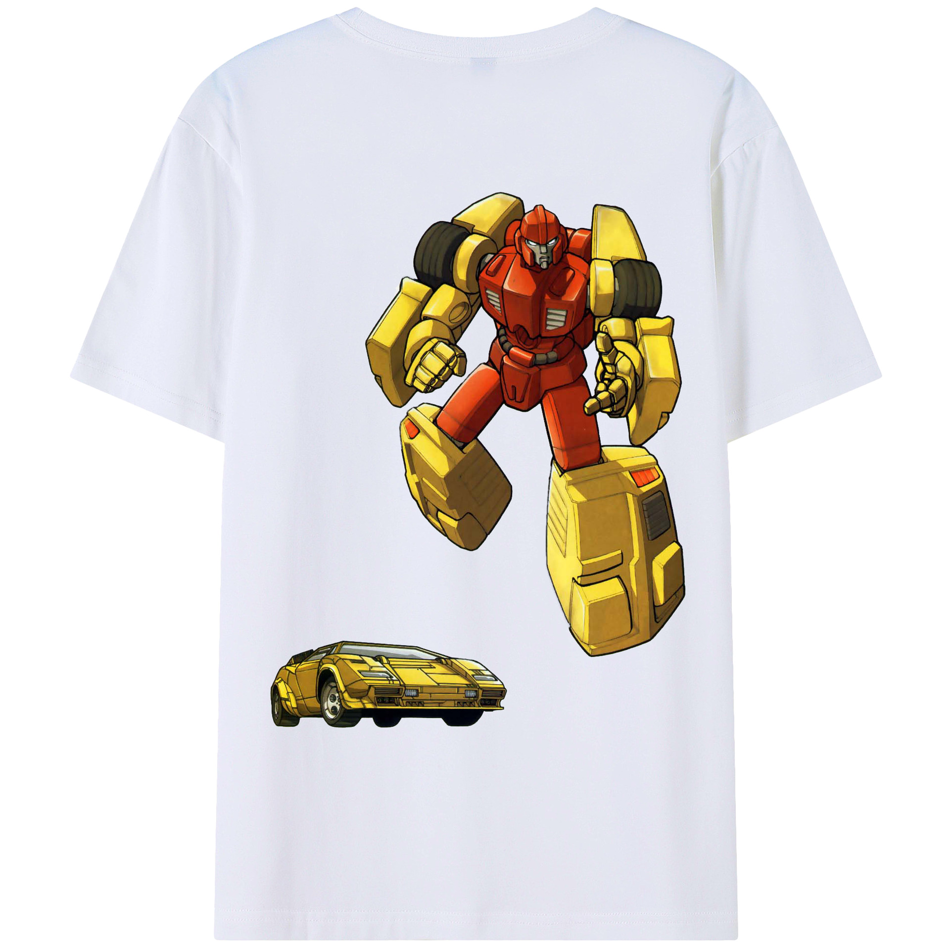 （画像用）  綿100％ メンズ半袖Tシャツ（バックプリント） 通気性