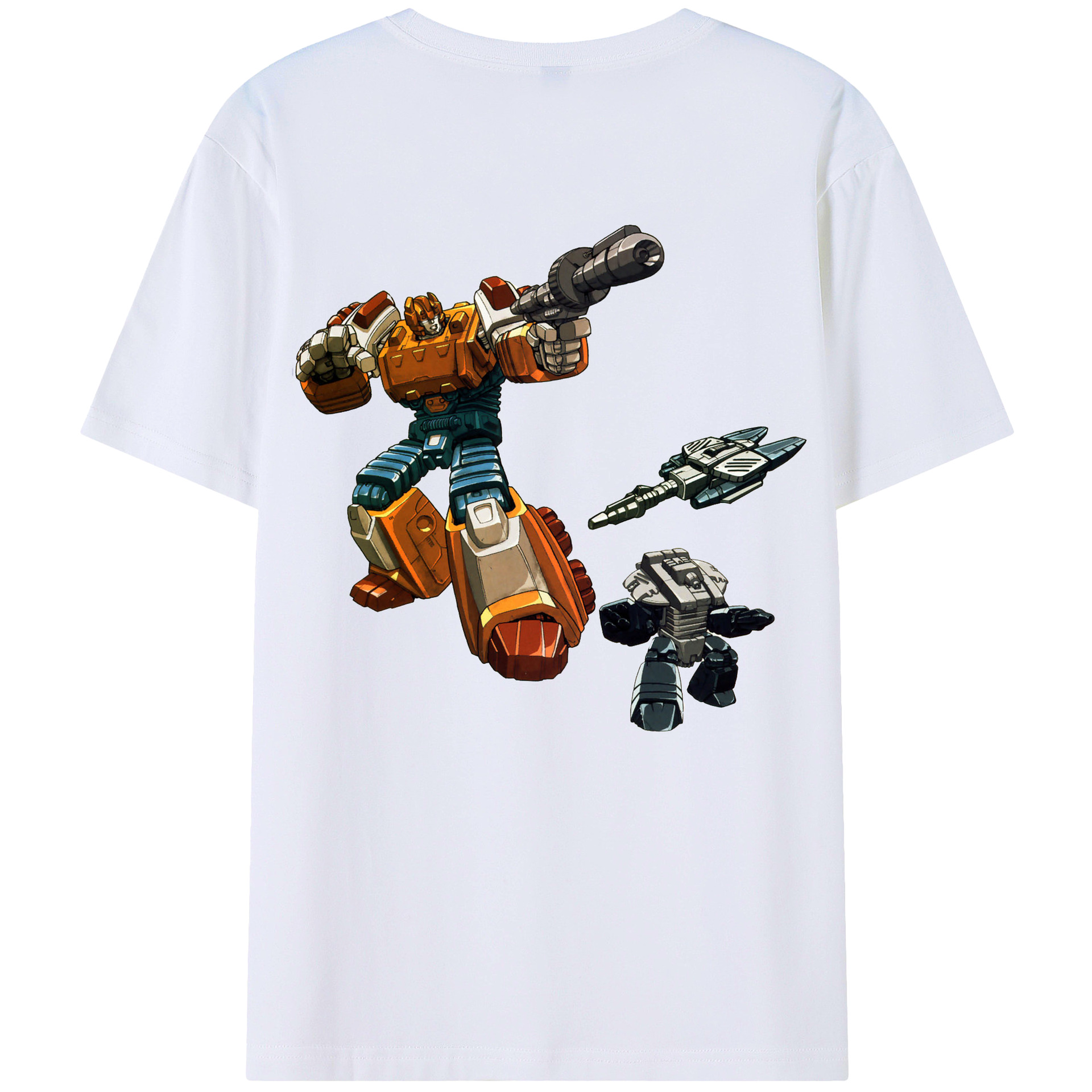 （画像用）  綿100％ メンズ半袖Tシャツ（バックプリント） 通気性