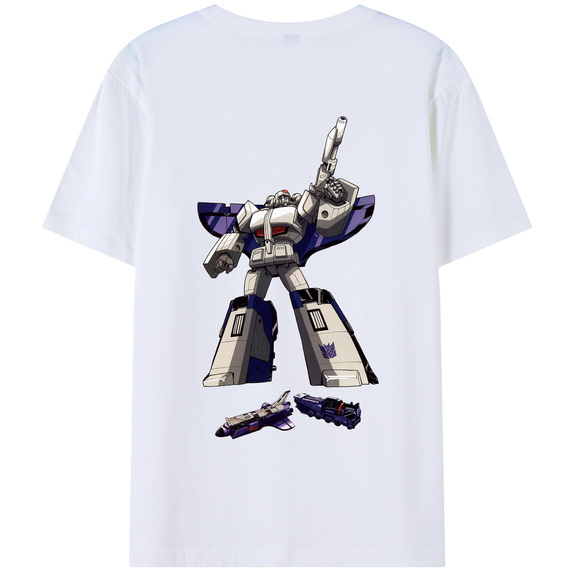 （画像用）  綿100％ メンズ半袖Tシャツ（バックプリント） 通気性