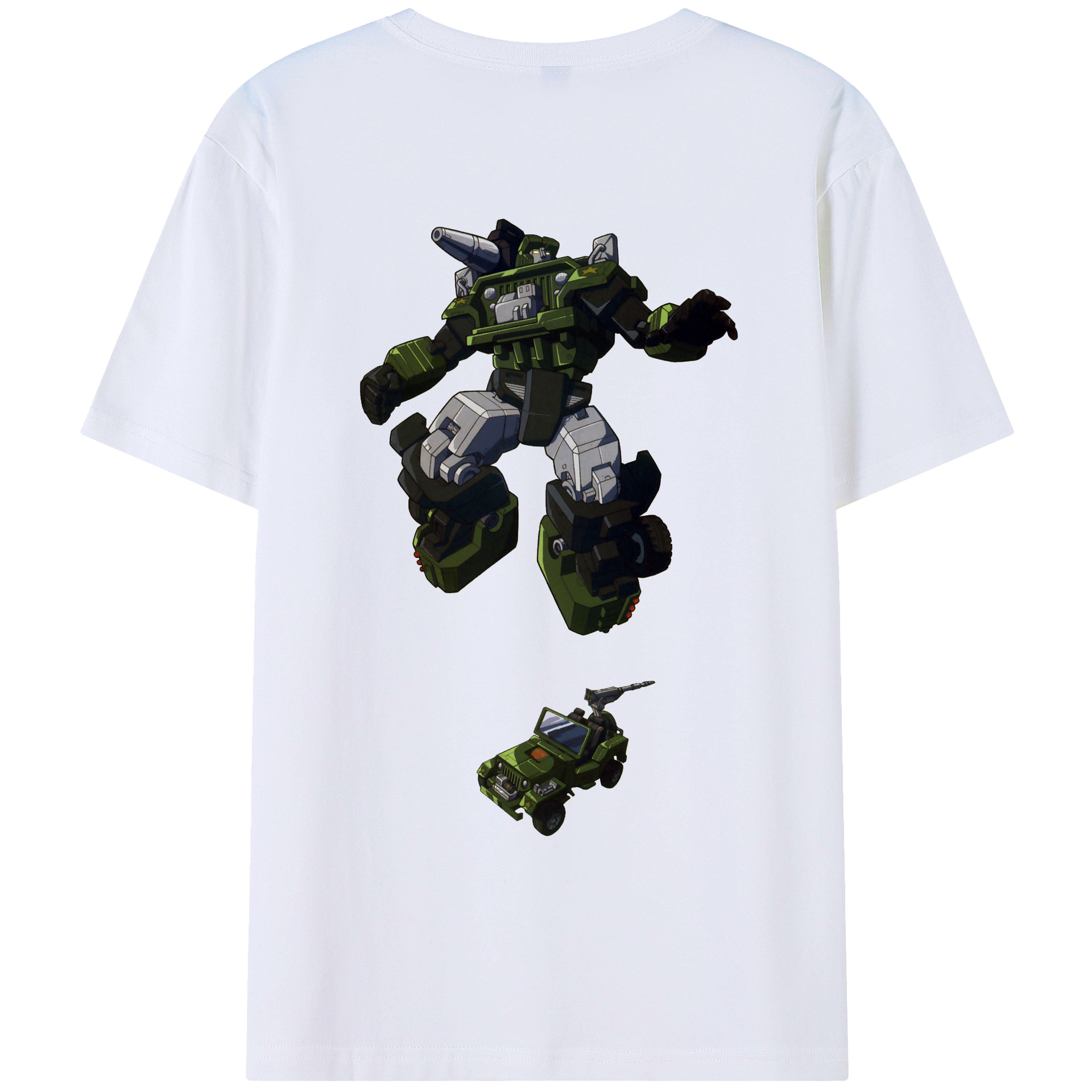 （画像用）  綿100％ メンズ半袖Tシャツ（バックプリント） 通気性