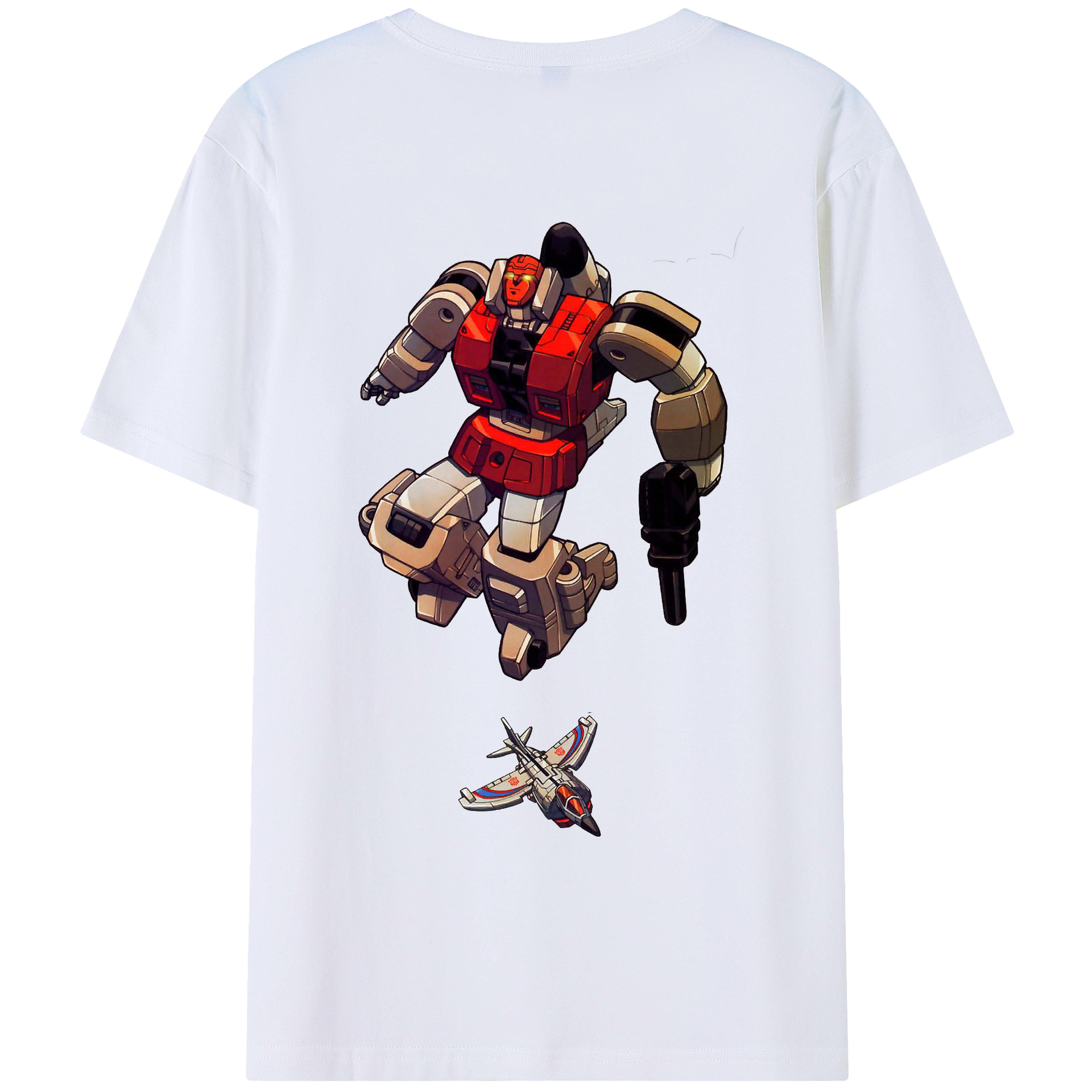 （画像用）  綿100％ メンズ半袖Tシャツ（バックプリント） 通気性