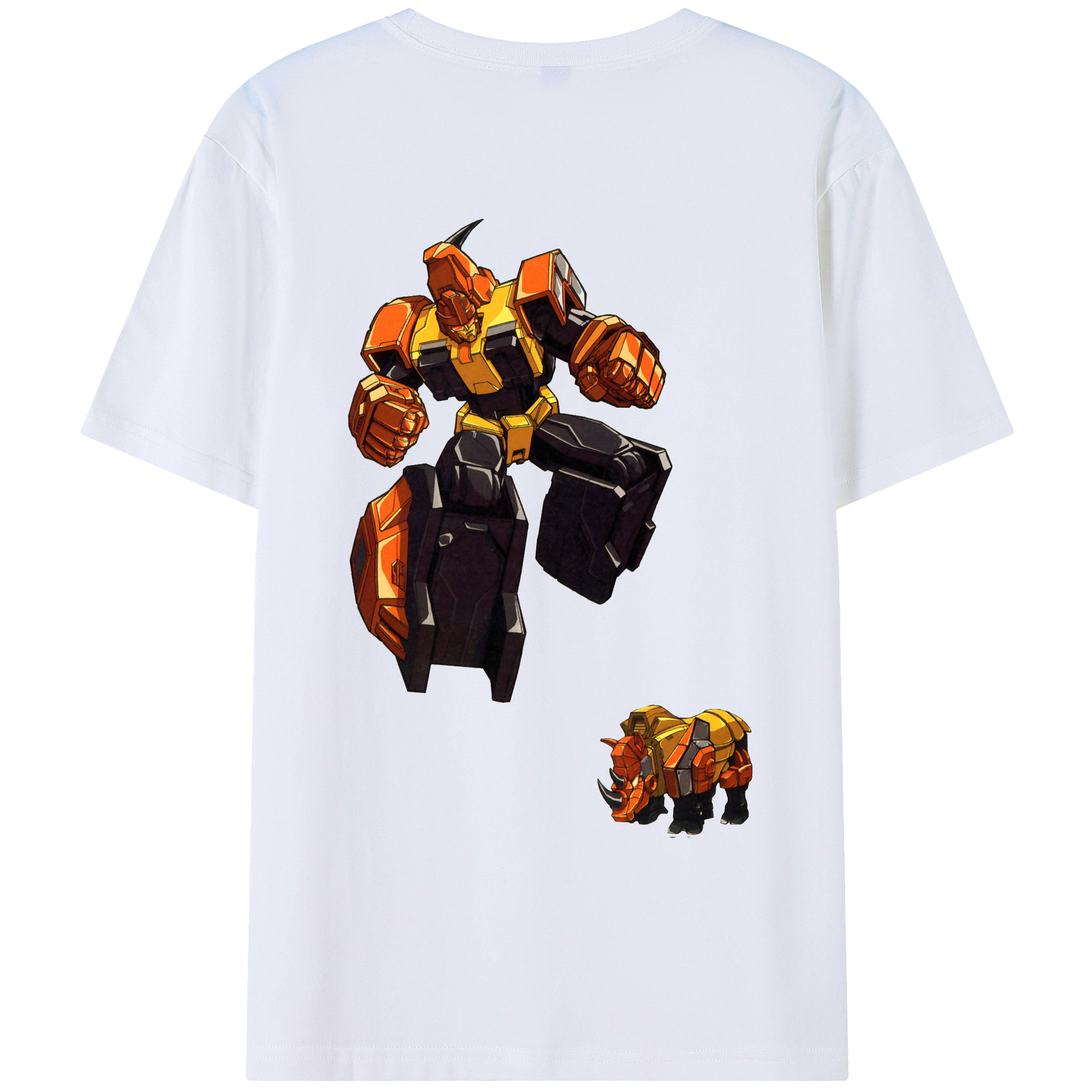 （画像用）  綿100％ メンズ半袖Tシャツ（バックプリント） 通気性