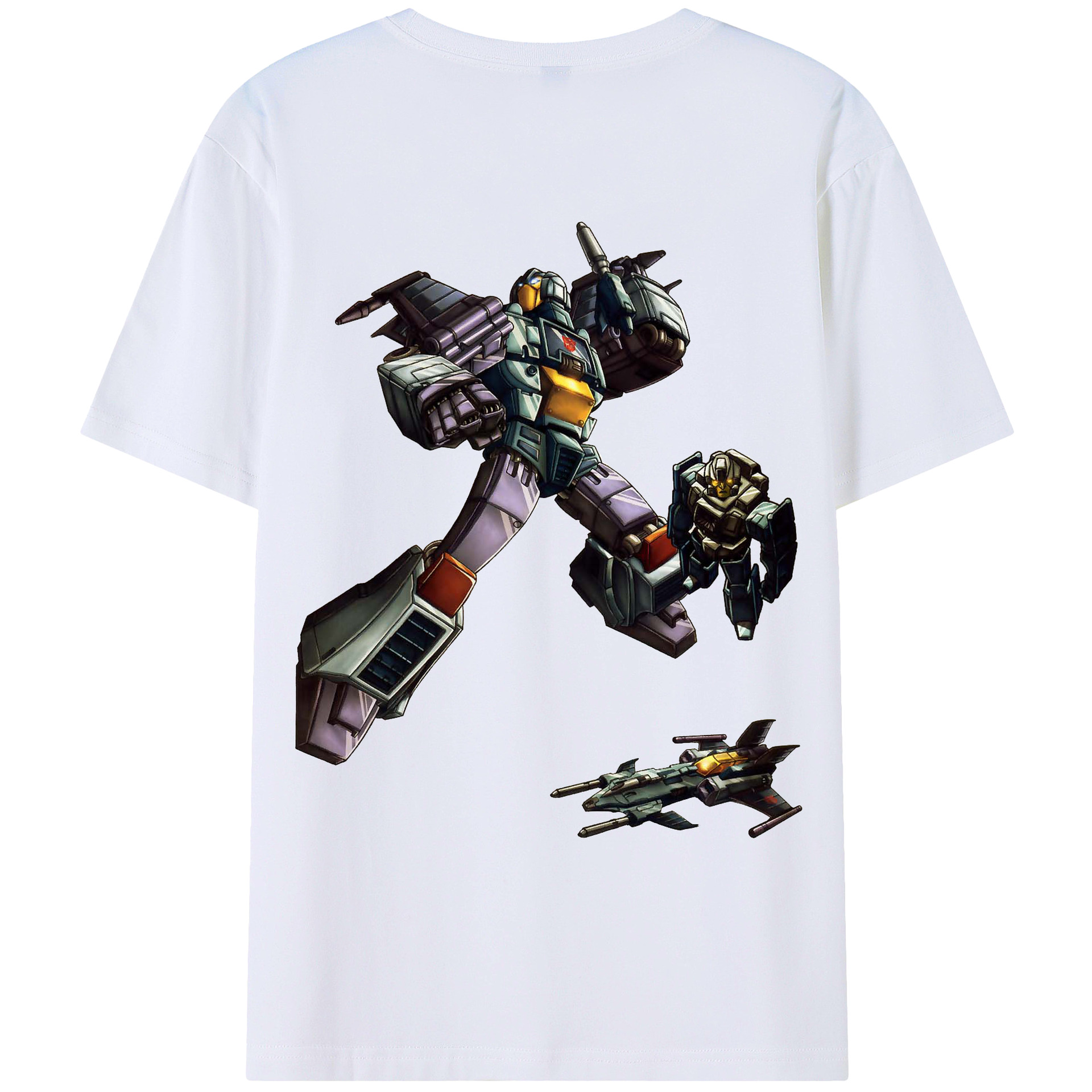 （画像用）  綿100％ メンズ半袖Tシャツ（バックプリント） 通気性