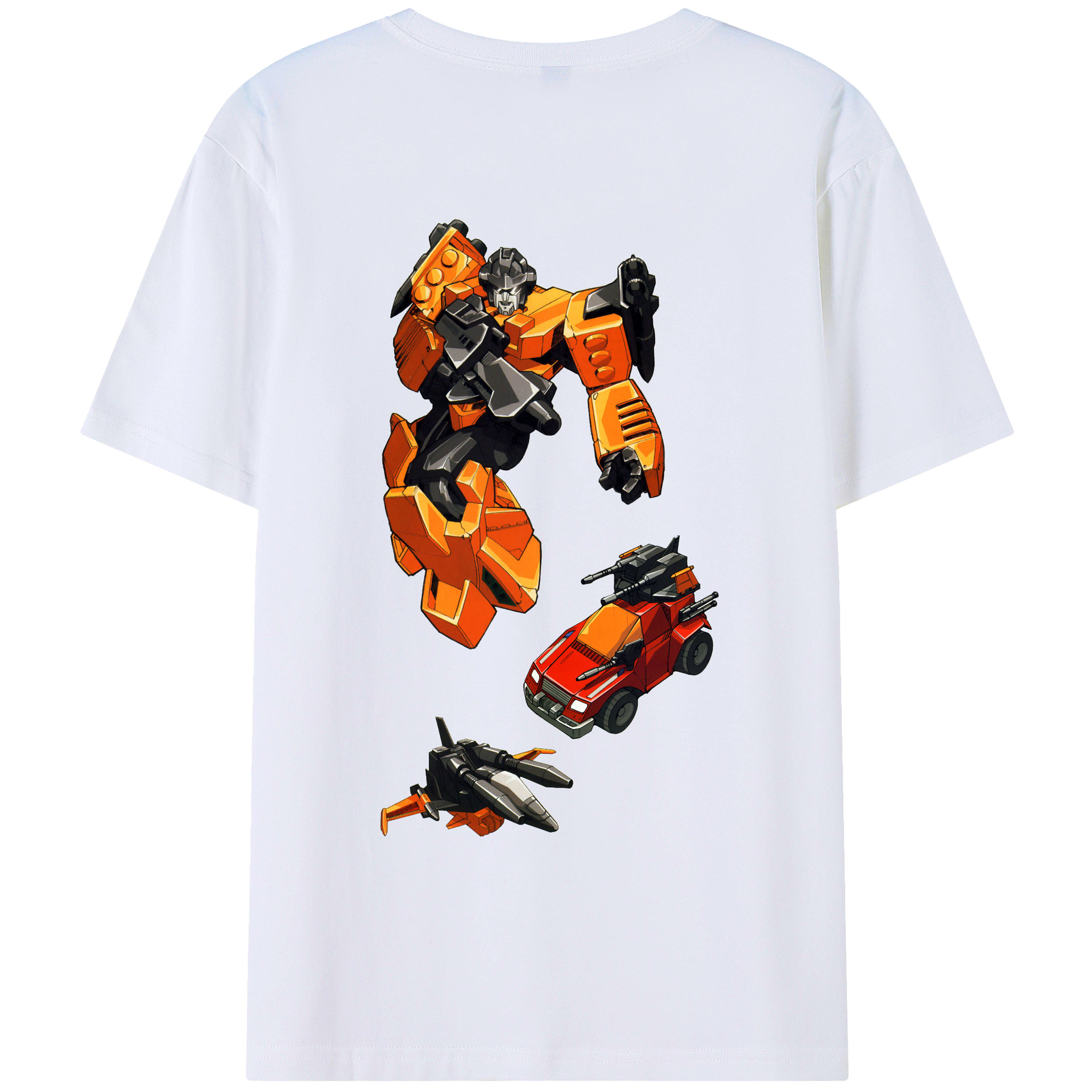 （画像用）  綿100％ メンズ半袖Tシャツ（バックプリント） 通気性