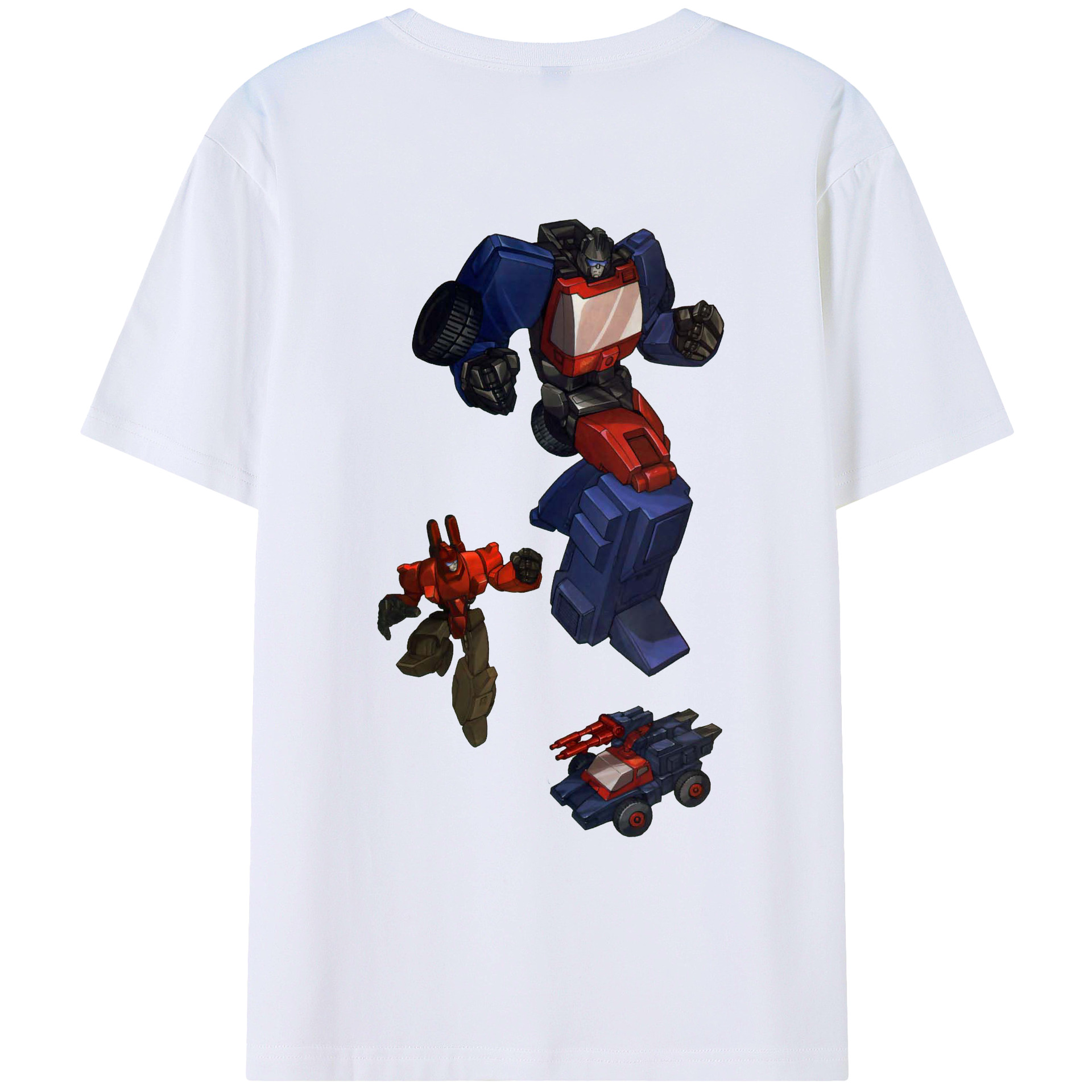 （画像用）  綿100％ メンズ半袖Tシャツ（バックプリント） 通気性