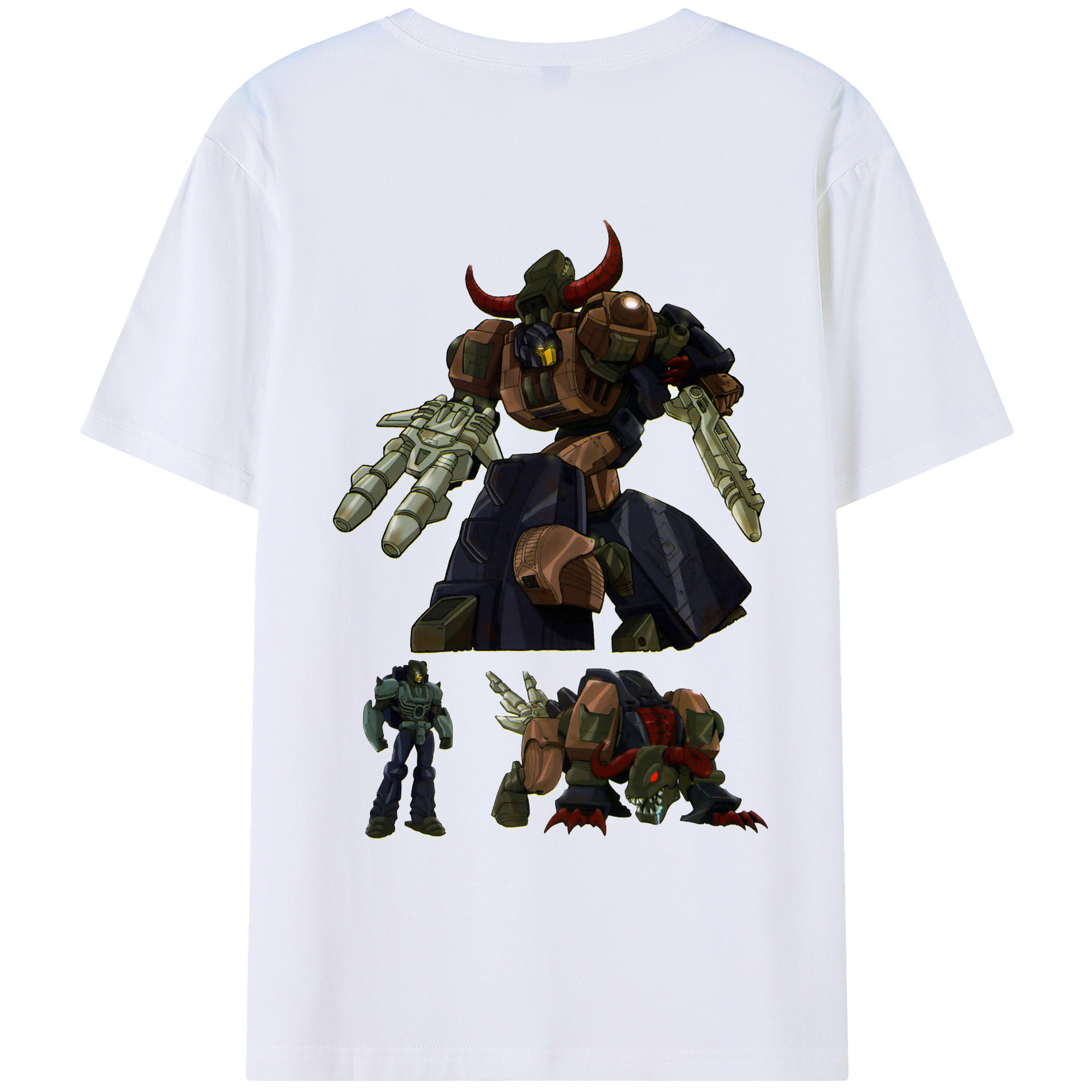 （画像用）  綿100％ メンズ半袖Tシャツ（バックプリント） 通気性