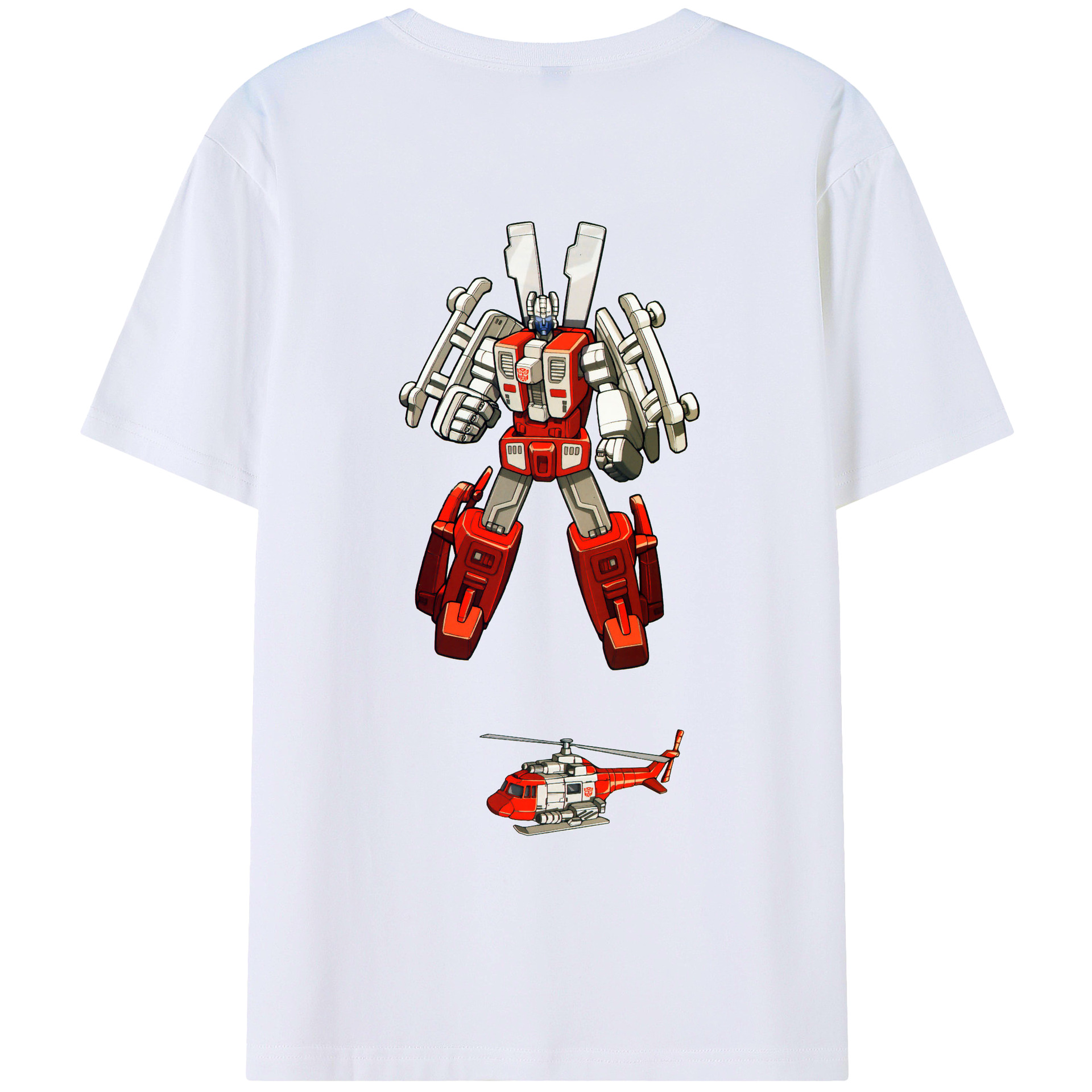 （画像用）  綿100％ メンズ半袖Tシャツ（バックプリント） 通気性