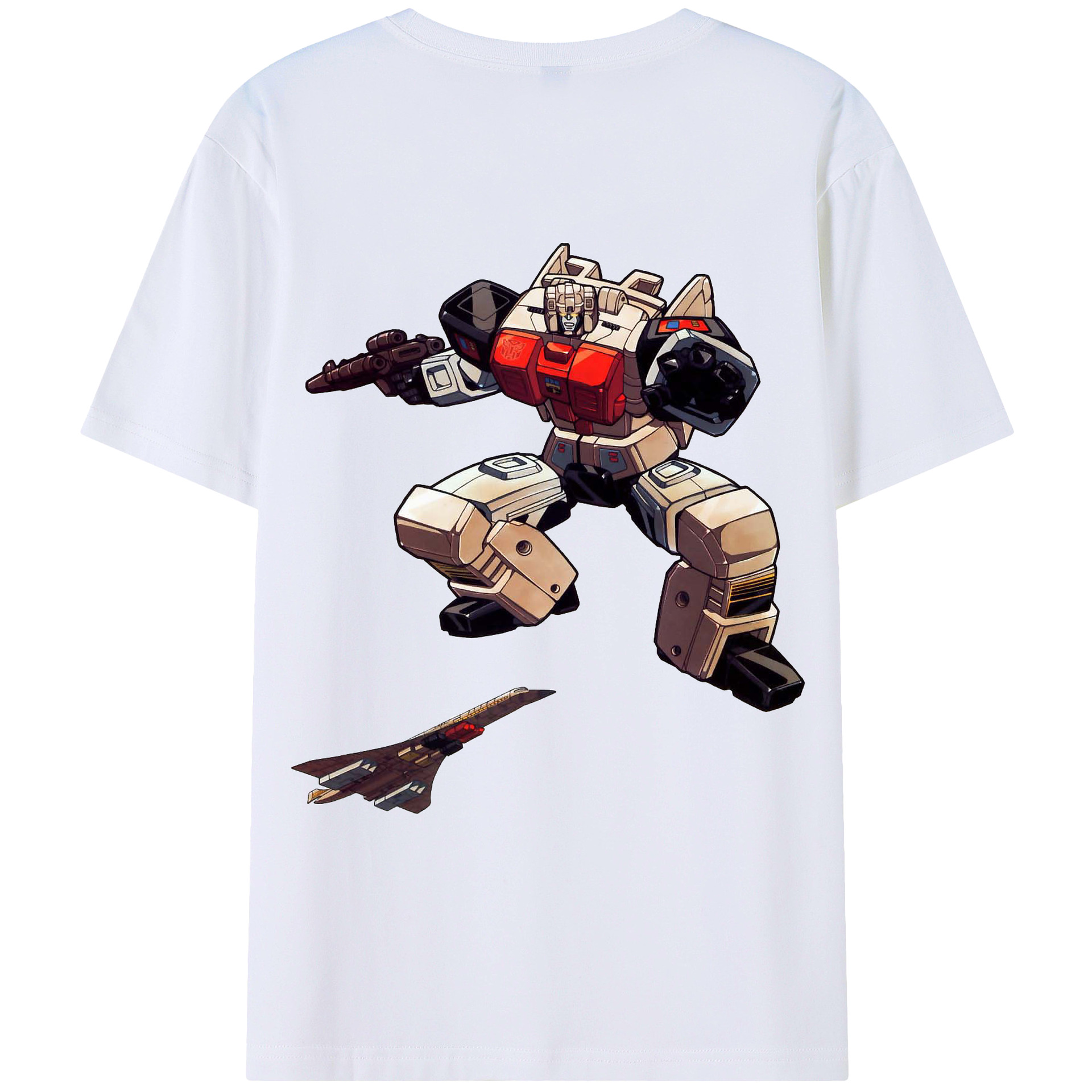 （画像用）  綿100％ メンズ半袖Tシャツ（バックプリント） 通気性