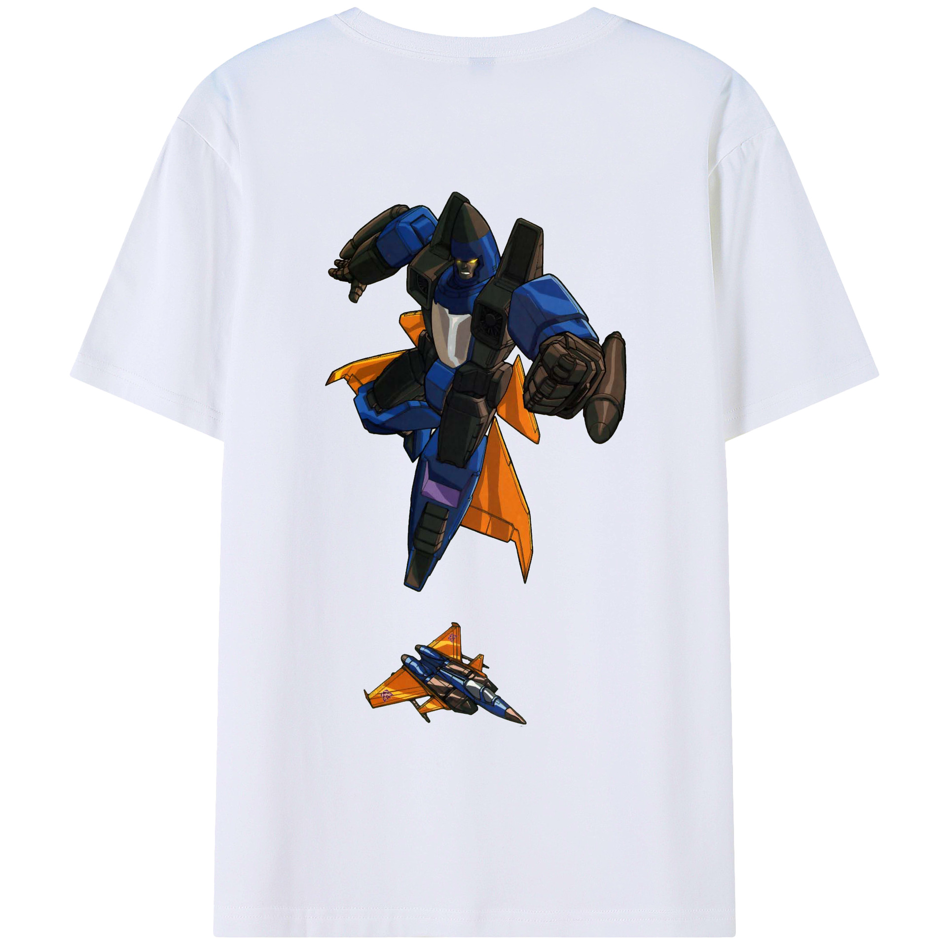 （画像用）  綿100％ メンズ半袖Tシャツ（バックプリント） 通気性