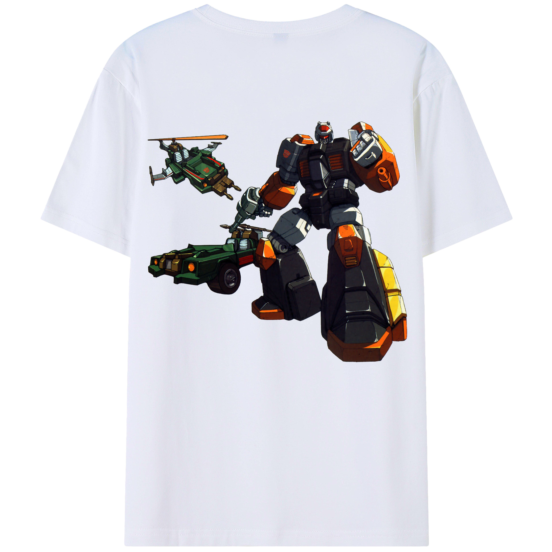 （画像用）  綿100％ メンズ半袖Tシャツ（バックプリント） 通気性