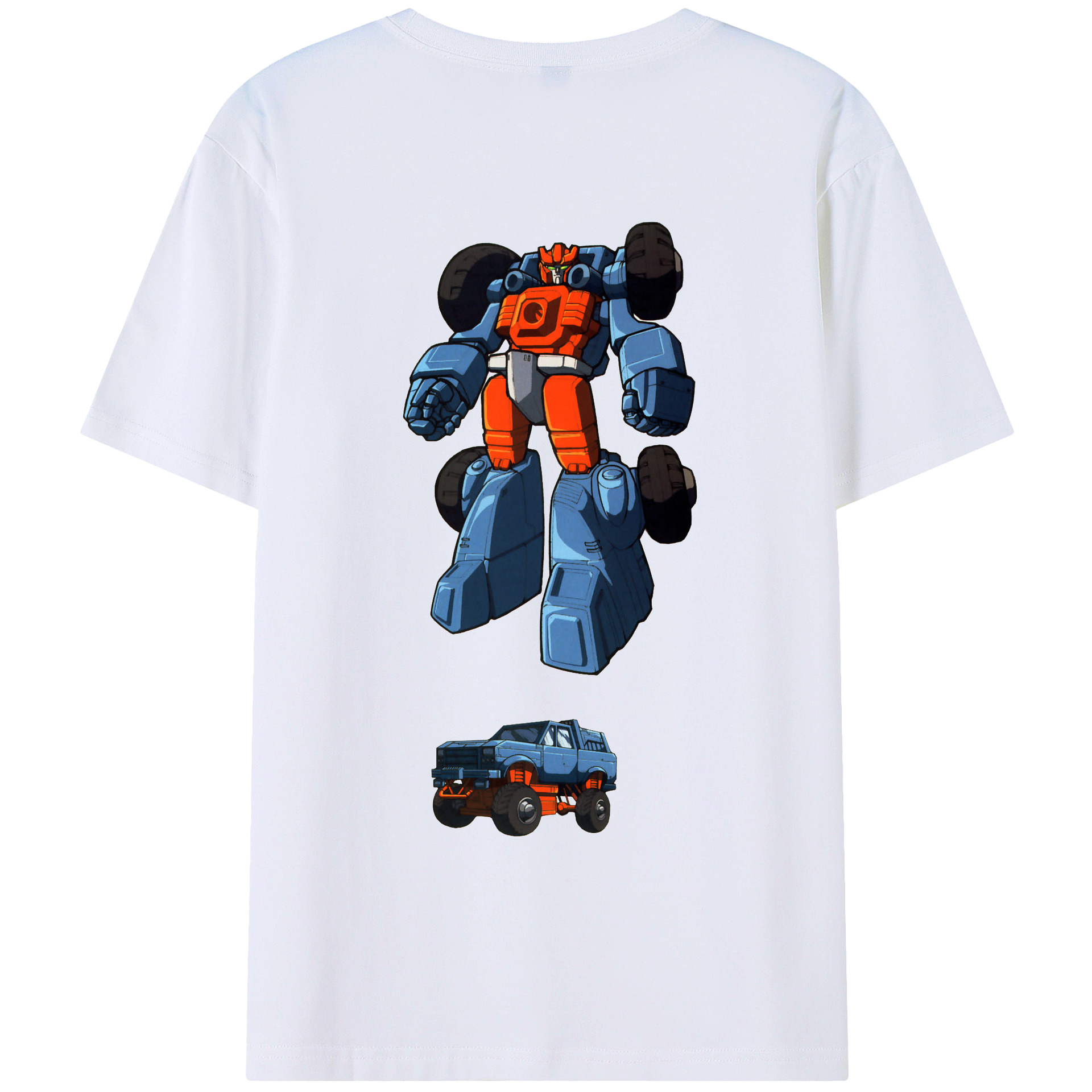 （画像用）  綿100％ メンズ半袖Tシャツ（バックプリント） 通気性