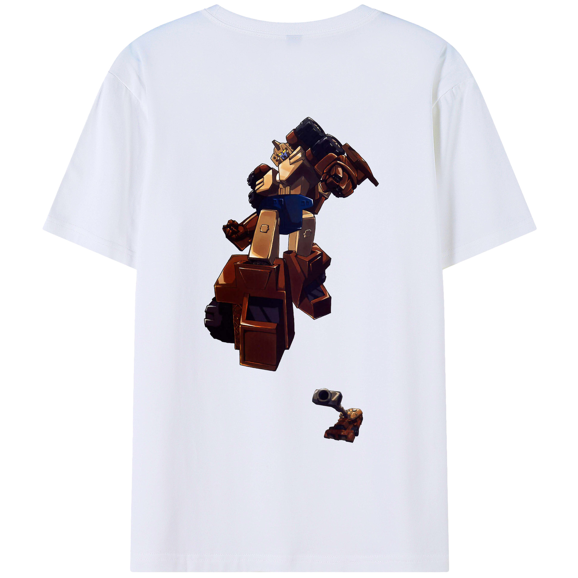 （画像用）  綿100％ メンズ半袖Tシャツ（バックプリント） 通気性