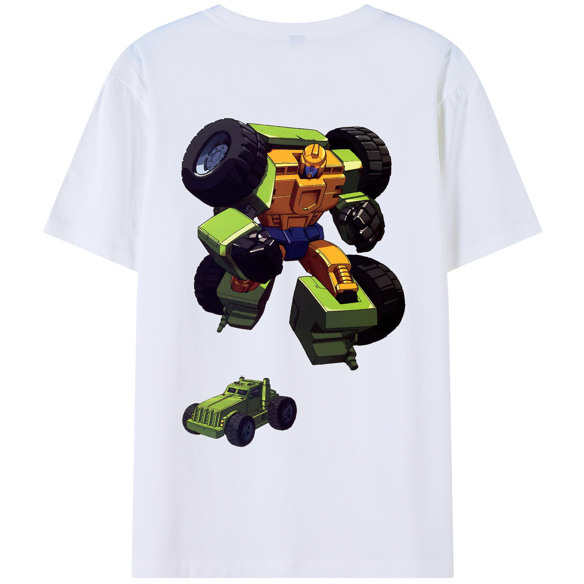 （画像用）  綿100％ メンズ半袖Tシャツ（バックプリント） 通気性
