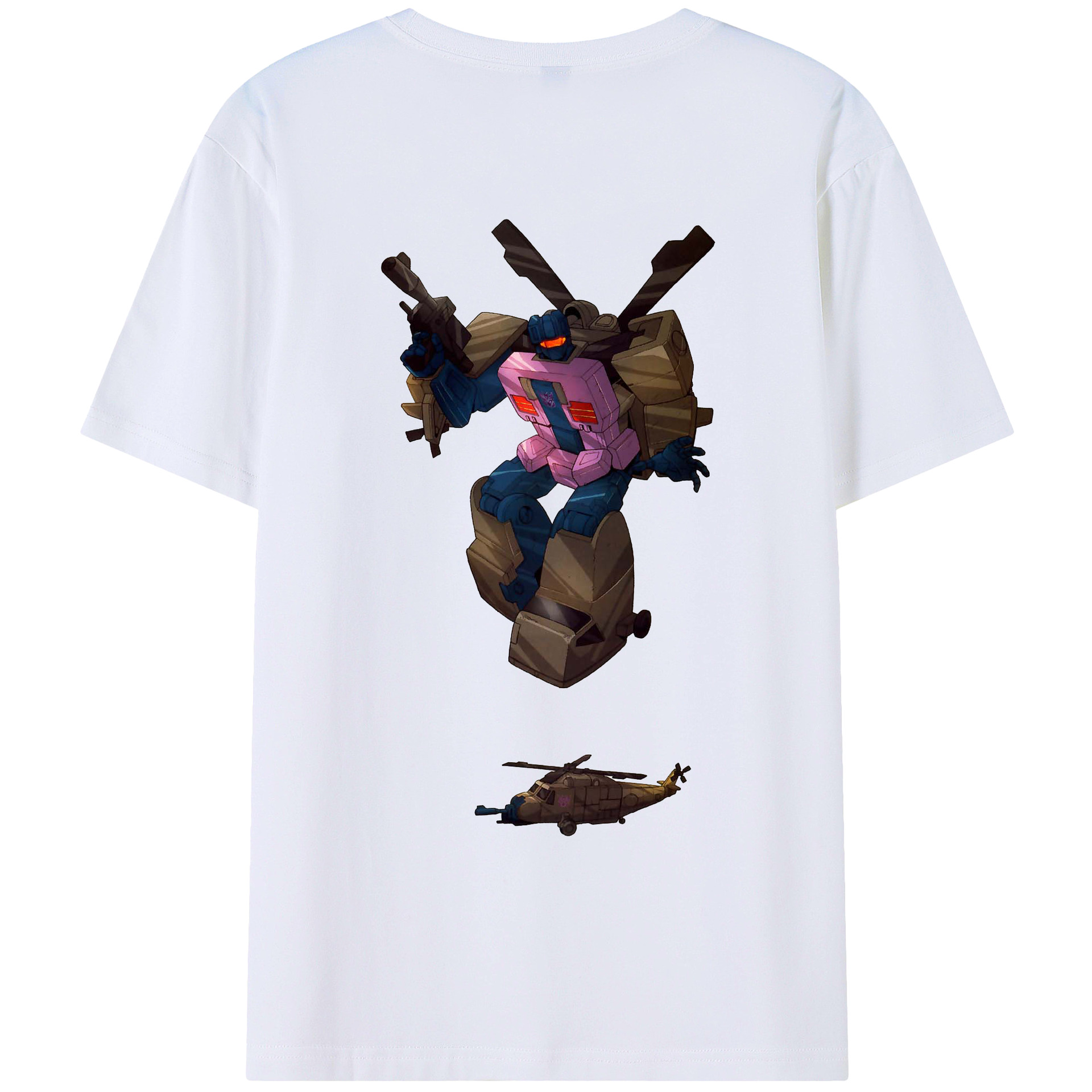 （画像用）  綿100％ メンズ半袖Tシャツ（バックプリント） 通気性