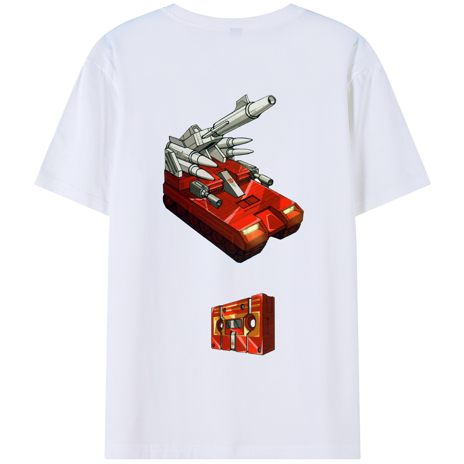 （画像用）  綿100％ メンズ半袖Tシャツ（バックプリント） 通気性