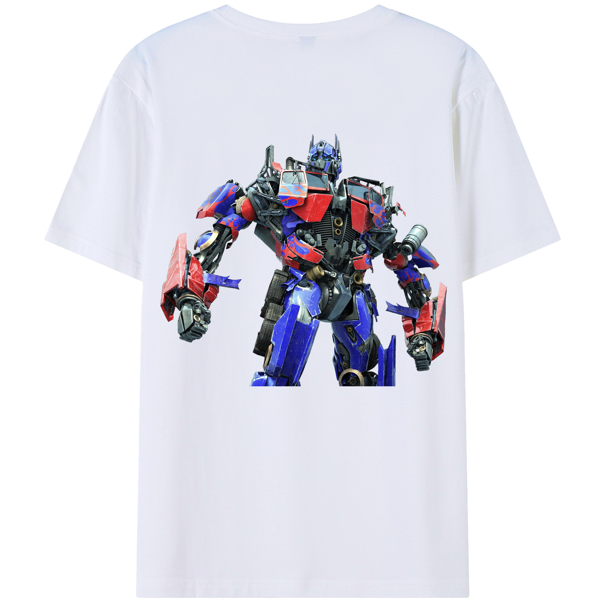 （画像用）  綿100％ メンズ半袖Tシャツ（バックプリント） 通気性