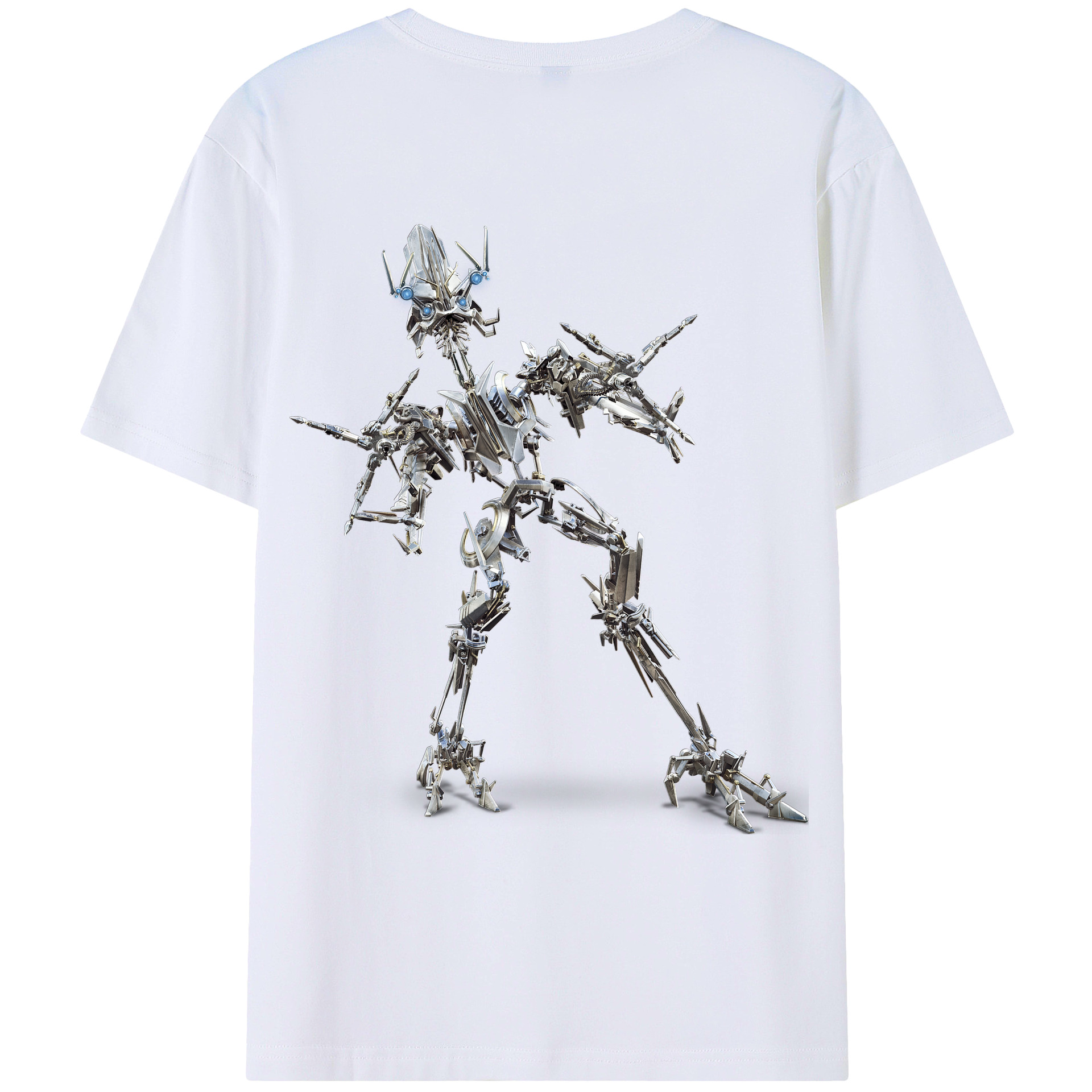 （画像用）  綿100％ メンズ半袖Tシャツ（バックプリント） 通気性