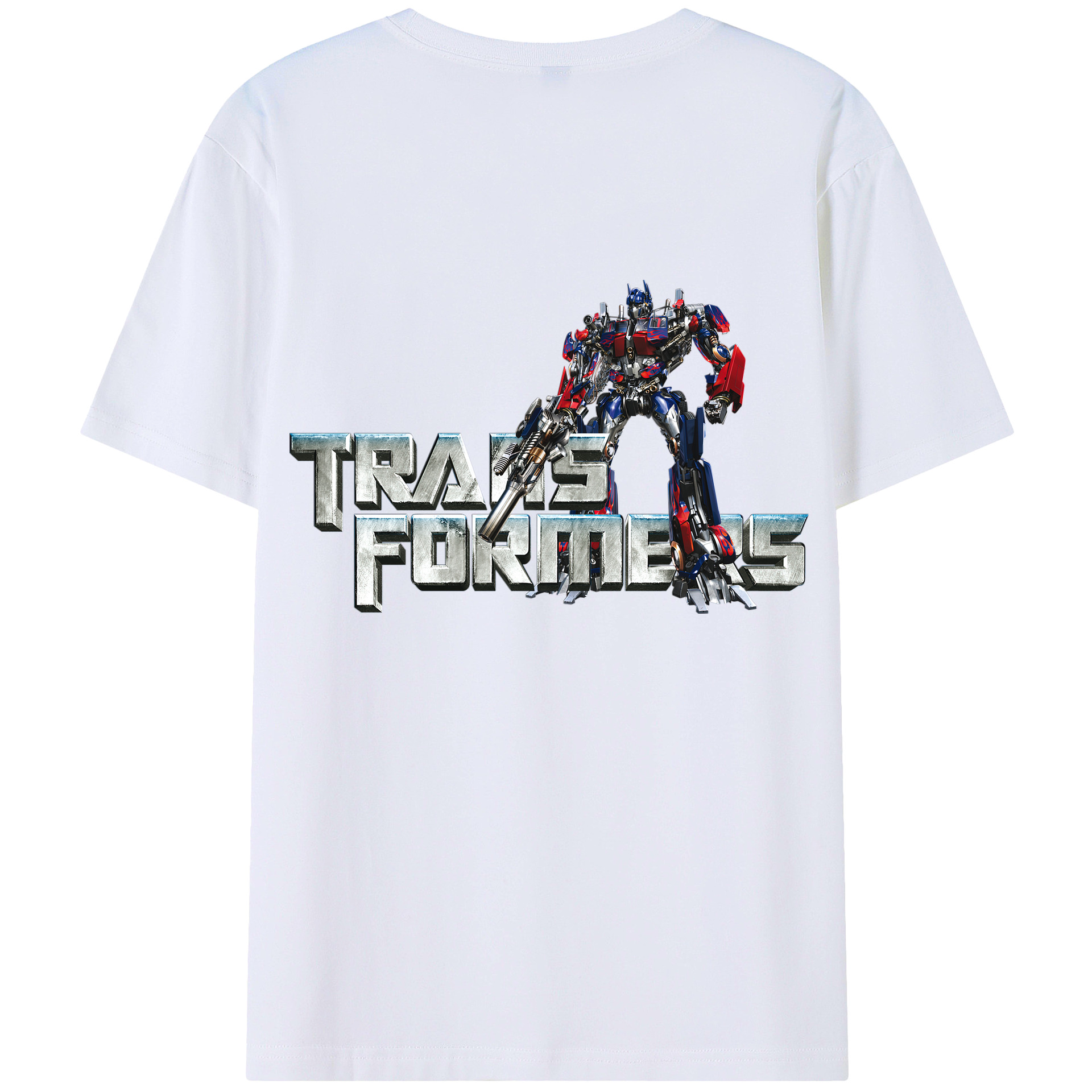 （画像用）  綿100％ メンズ半袖Tシャツ（バックプリント） 通気性