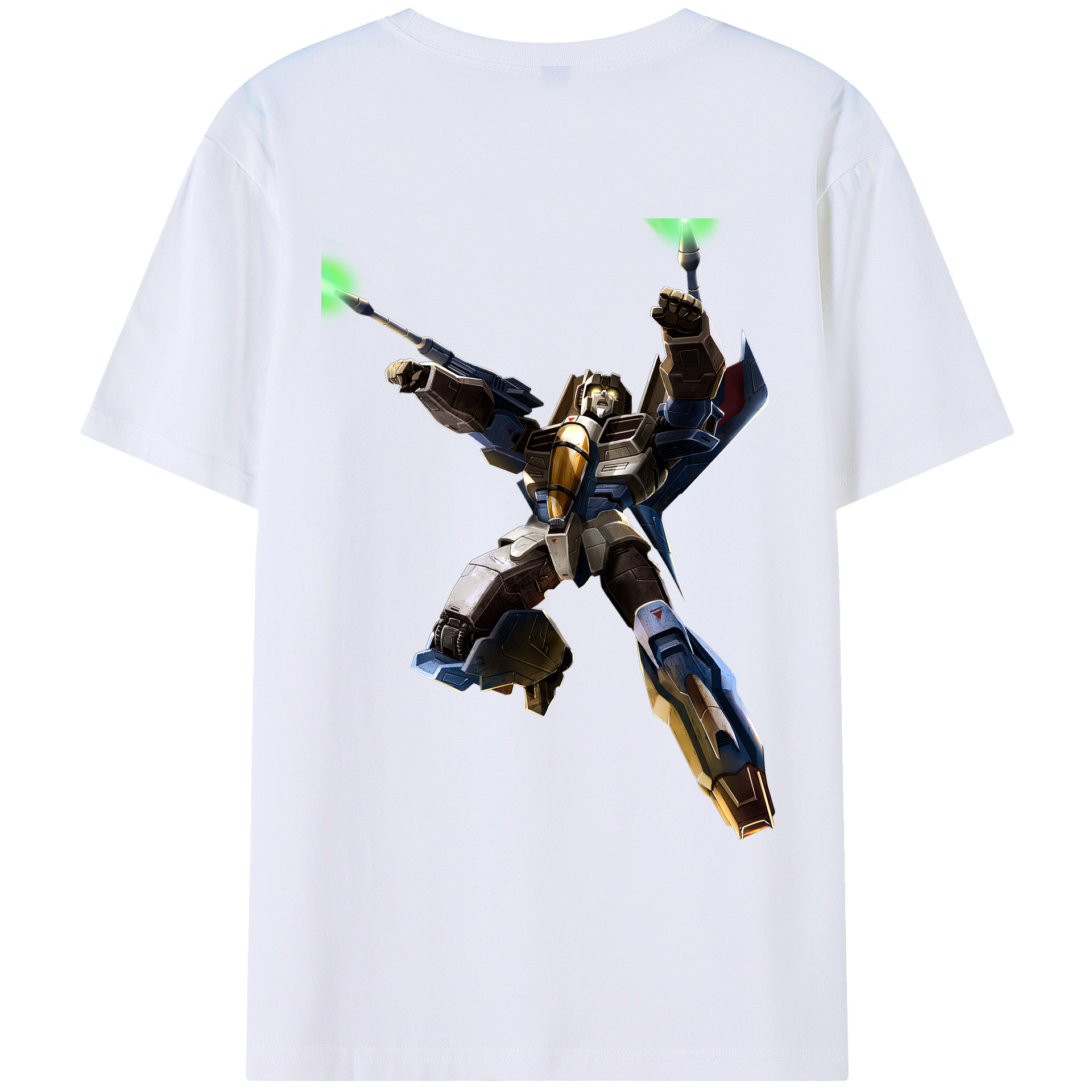 （画像用）  綿100％ メンズ半袖Tシャツ（バックプリント） 通気性