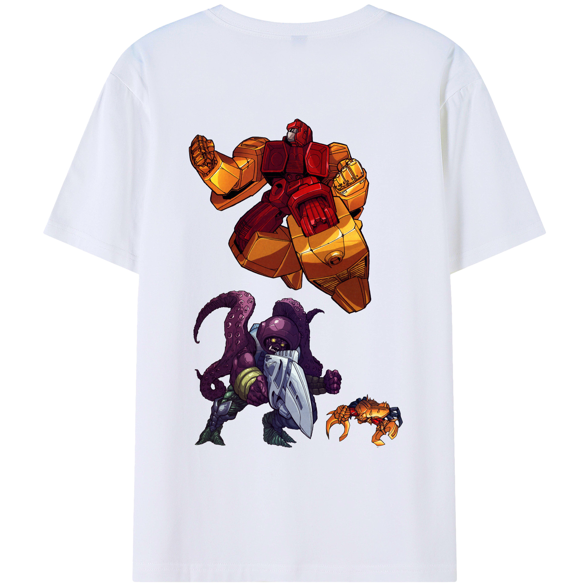 （画像用）  綿100％ メンズ半袖Tシャツ（バックプリント） 通気性