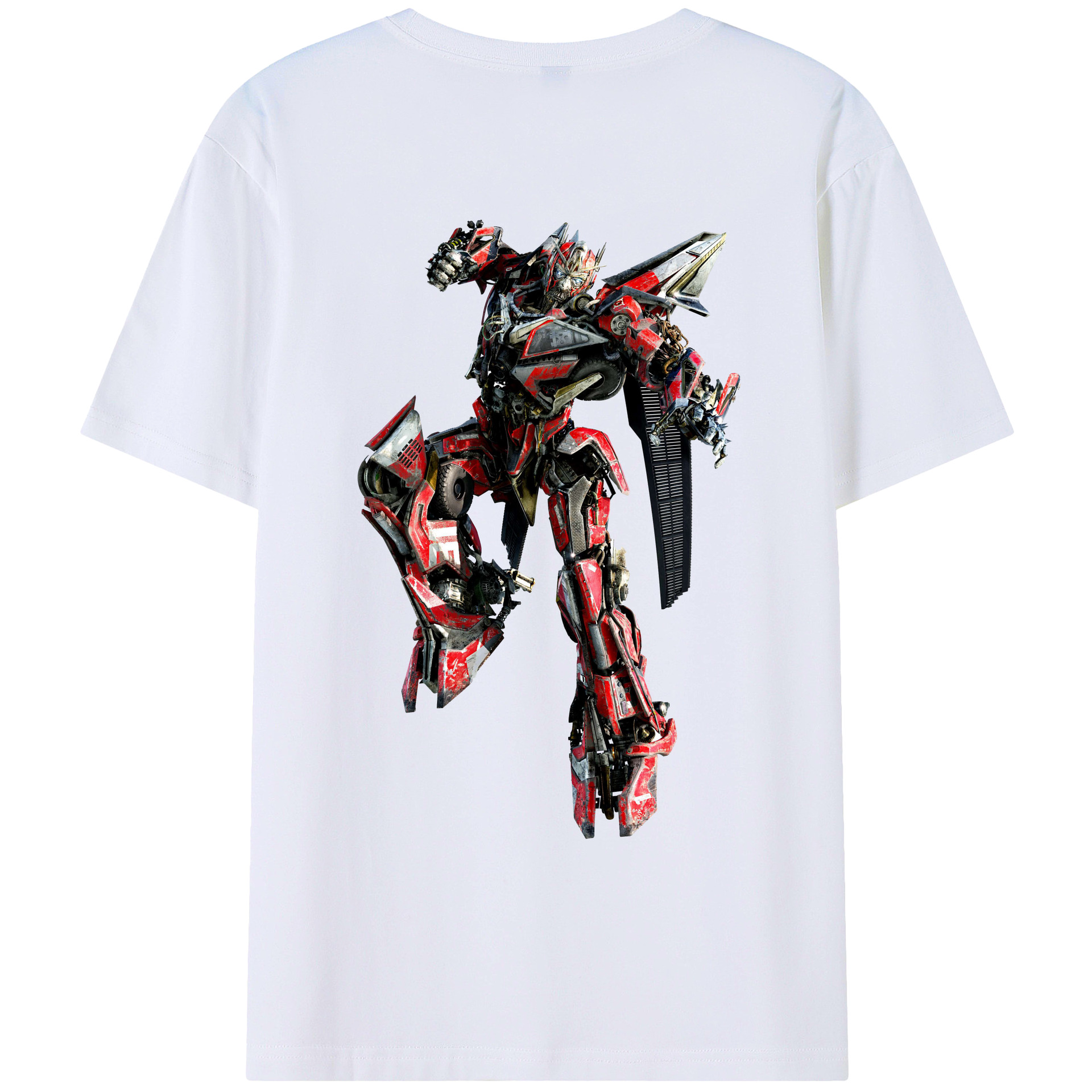 （画像用）  綿100％ メンズ半袖Tシャツ（バックプリント） 通気性