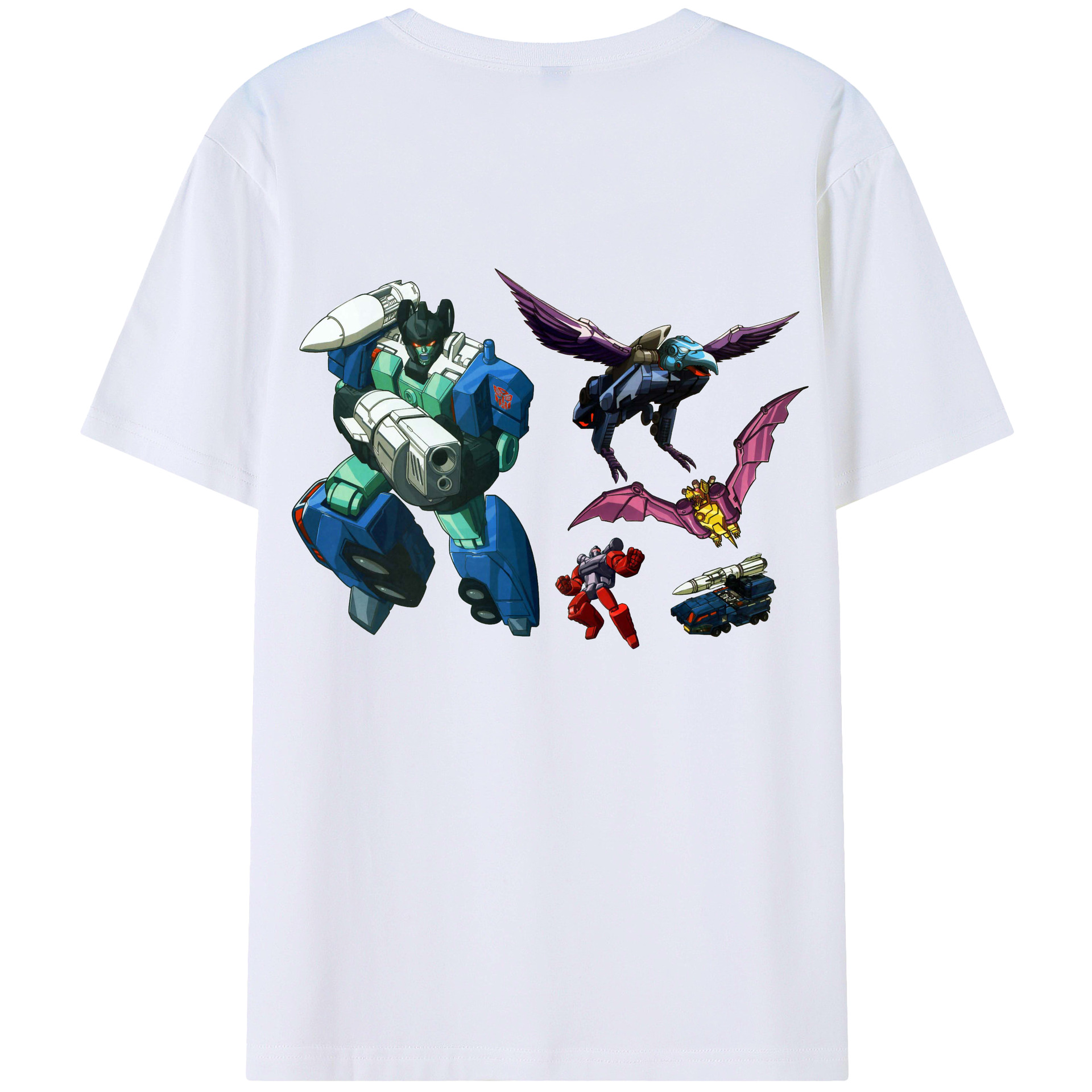（画像用）  綿100％ メンズ半袖Tシャツ（バックプリント） 通気性