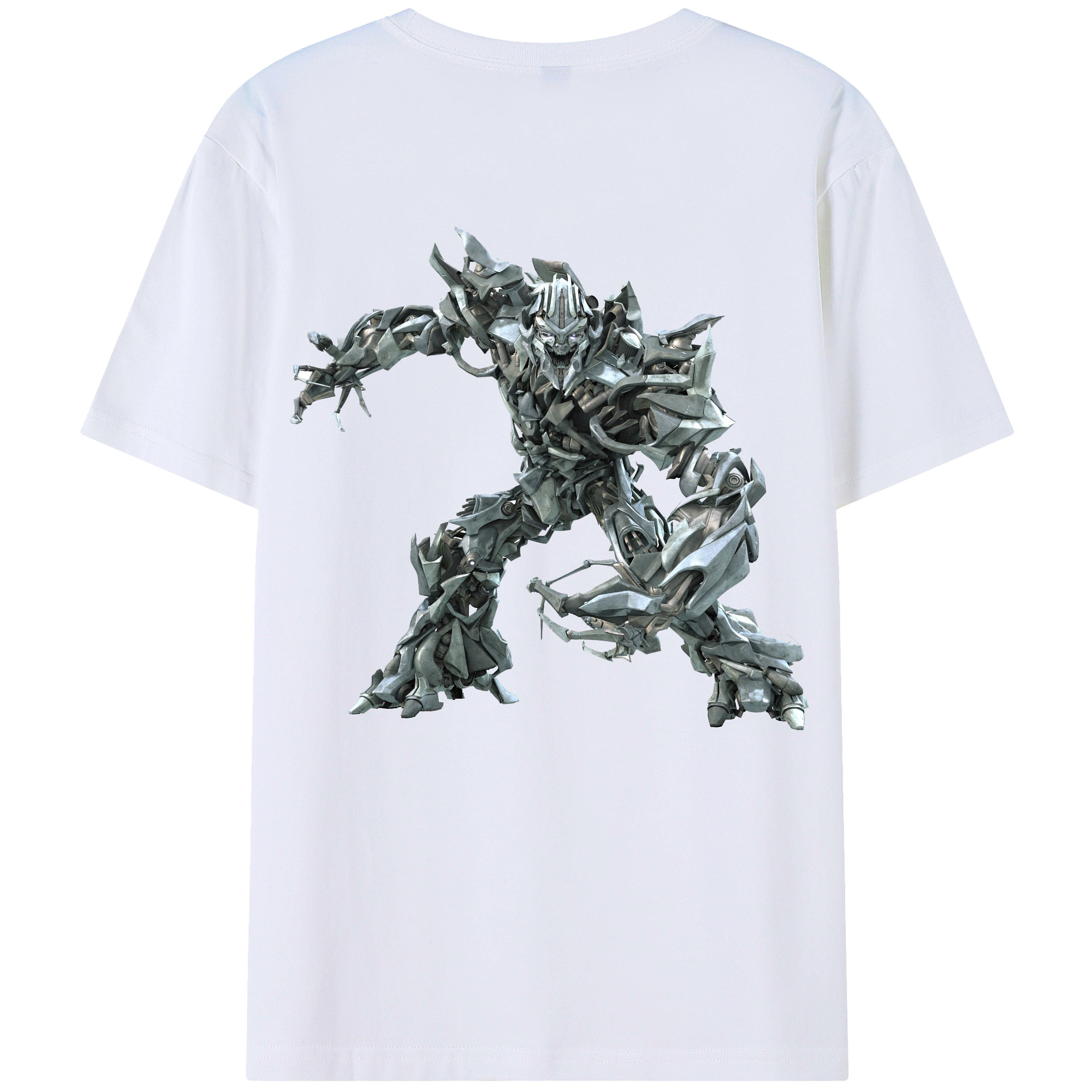 （画像用）  綿100％ メンズ半袖Tシャツ（バックプリント） 通気性