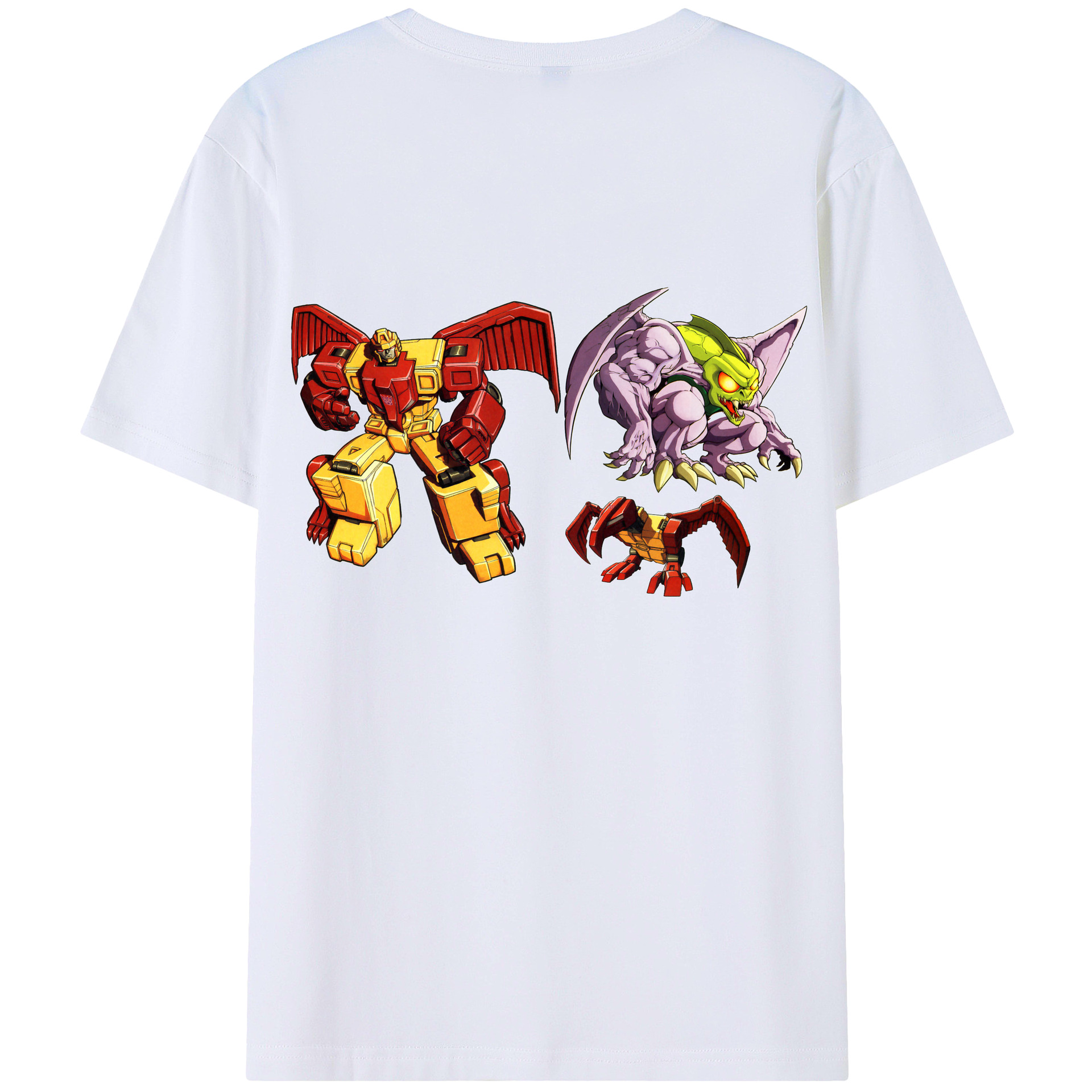 （画像用）  綿100％ メンズ半袖Tシャツ（バックプリント） 通気性