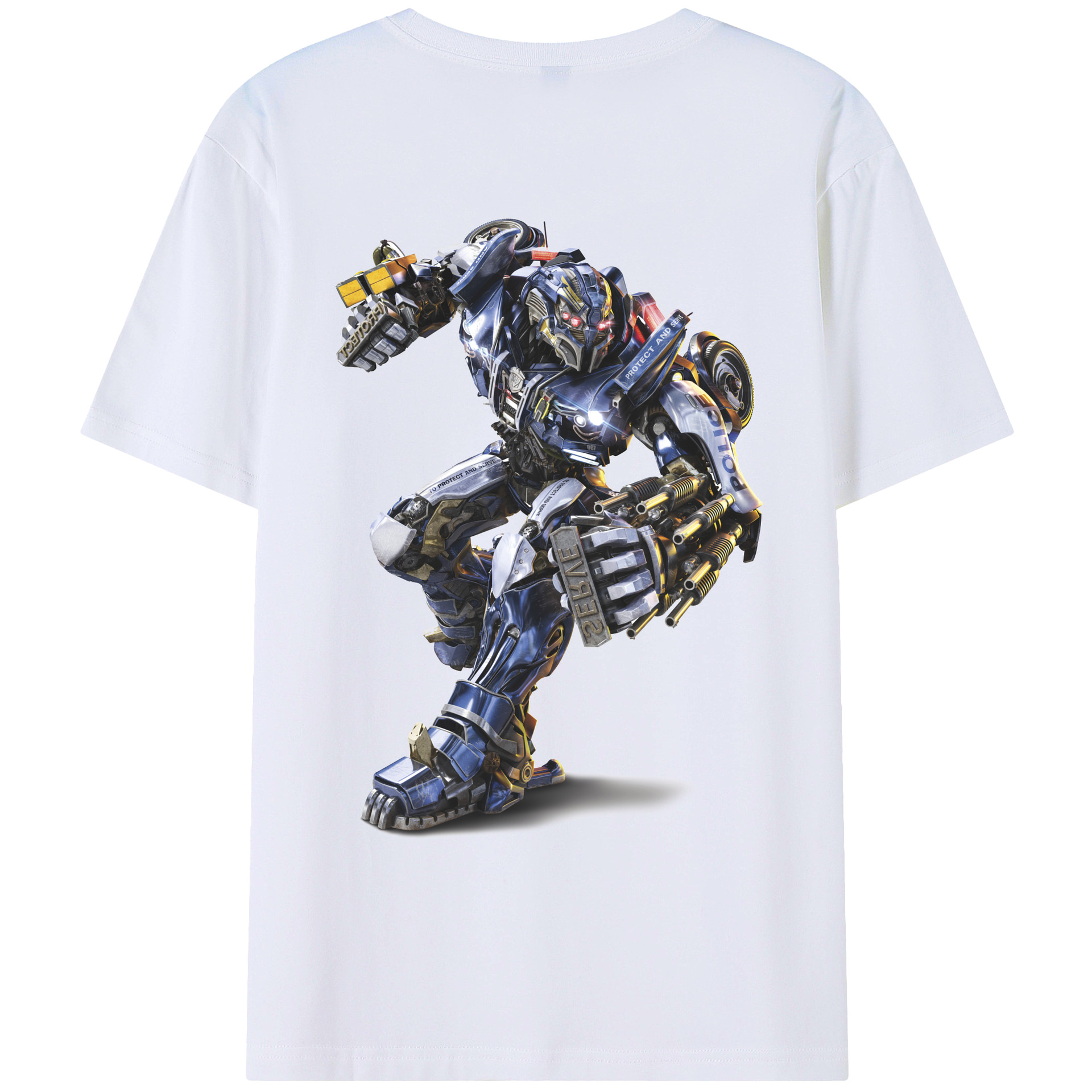 （画像用）  綿100％ メンズ半袖Tシャツ（バックプリント） 通気性