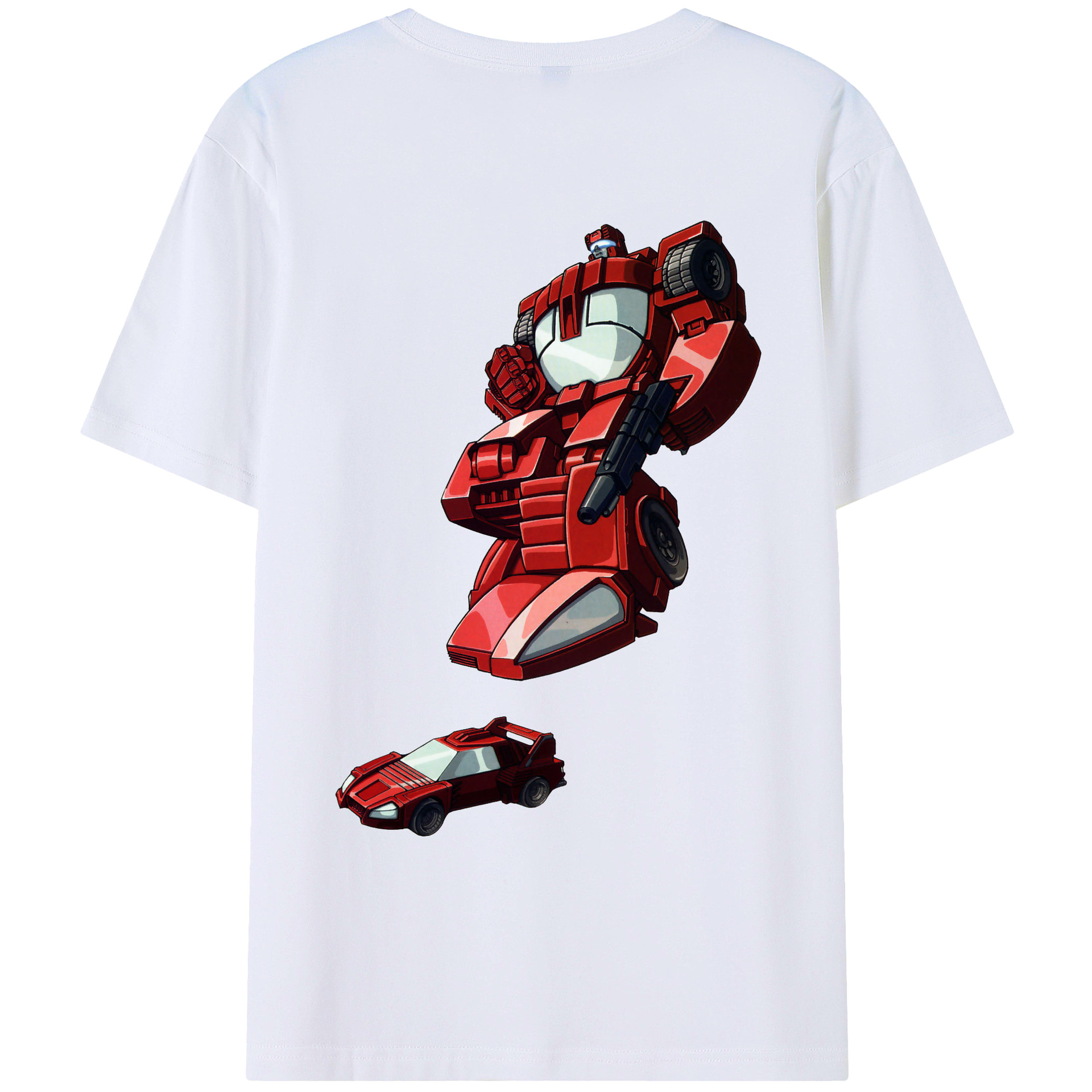 （画像用）  綿100％ メンズ半袖Tシャツ（バックプリント） 通気性