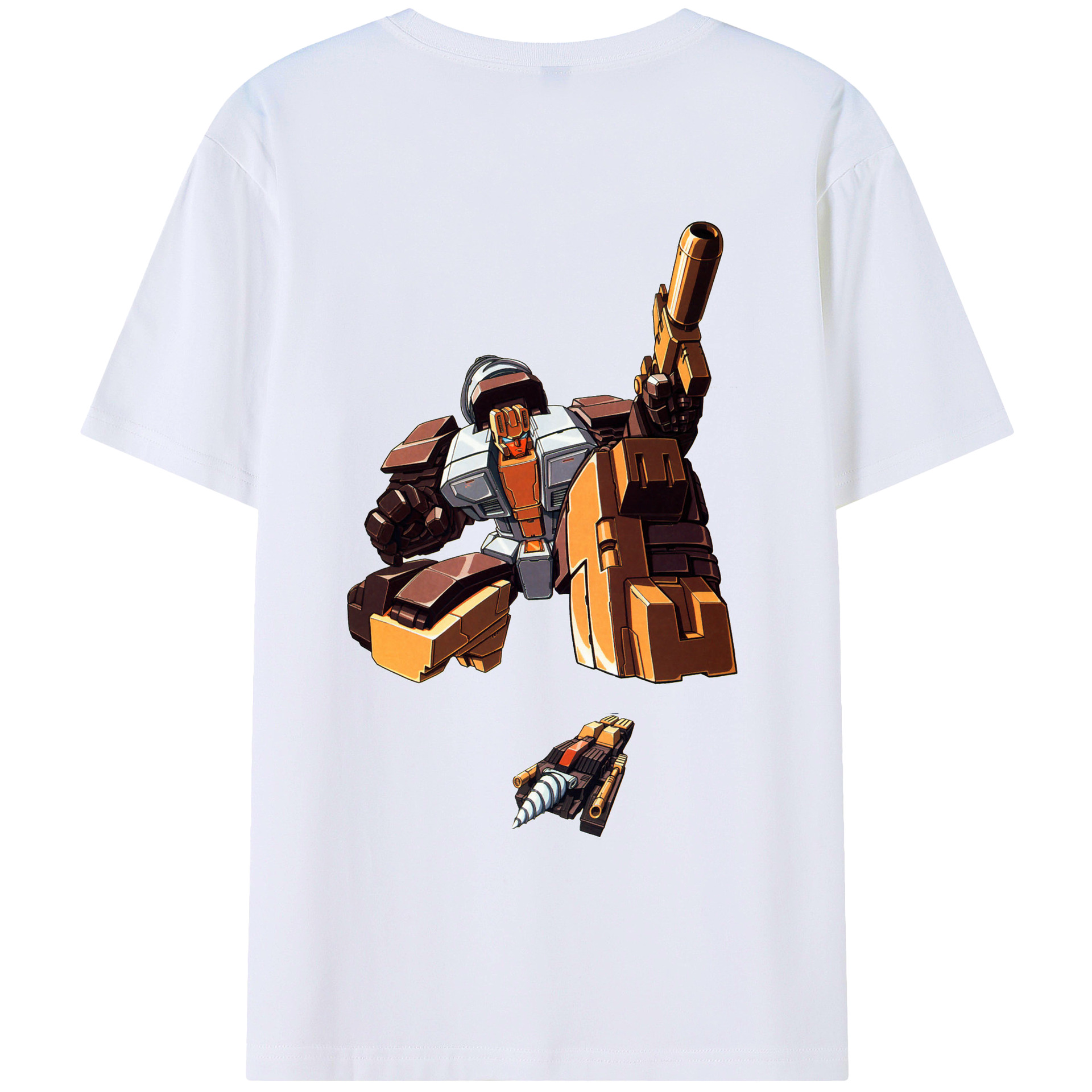 （画像用）  綿100％ メンズ半袖Tシャツ（バックプリント） 通気性
