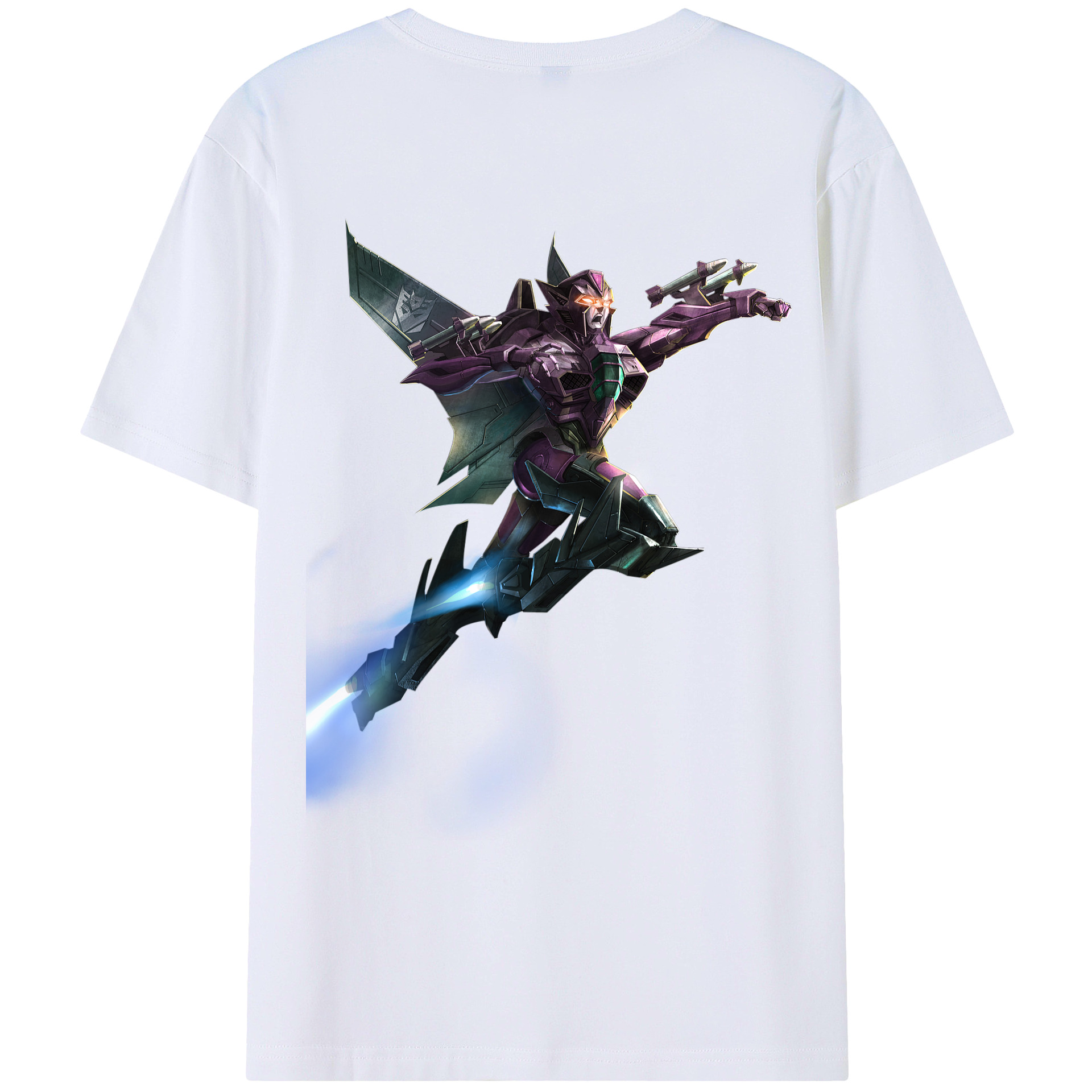 （画像用）  綿100％ メンズ半袖Tシャツ（バックプリント） 通気性