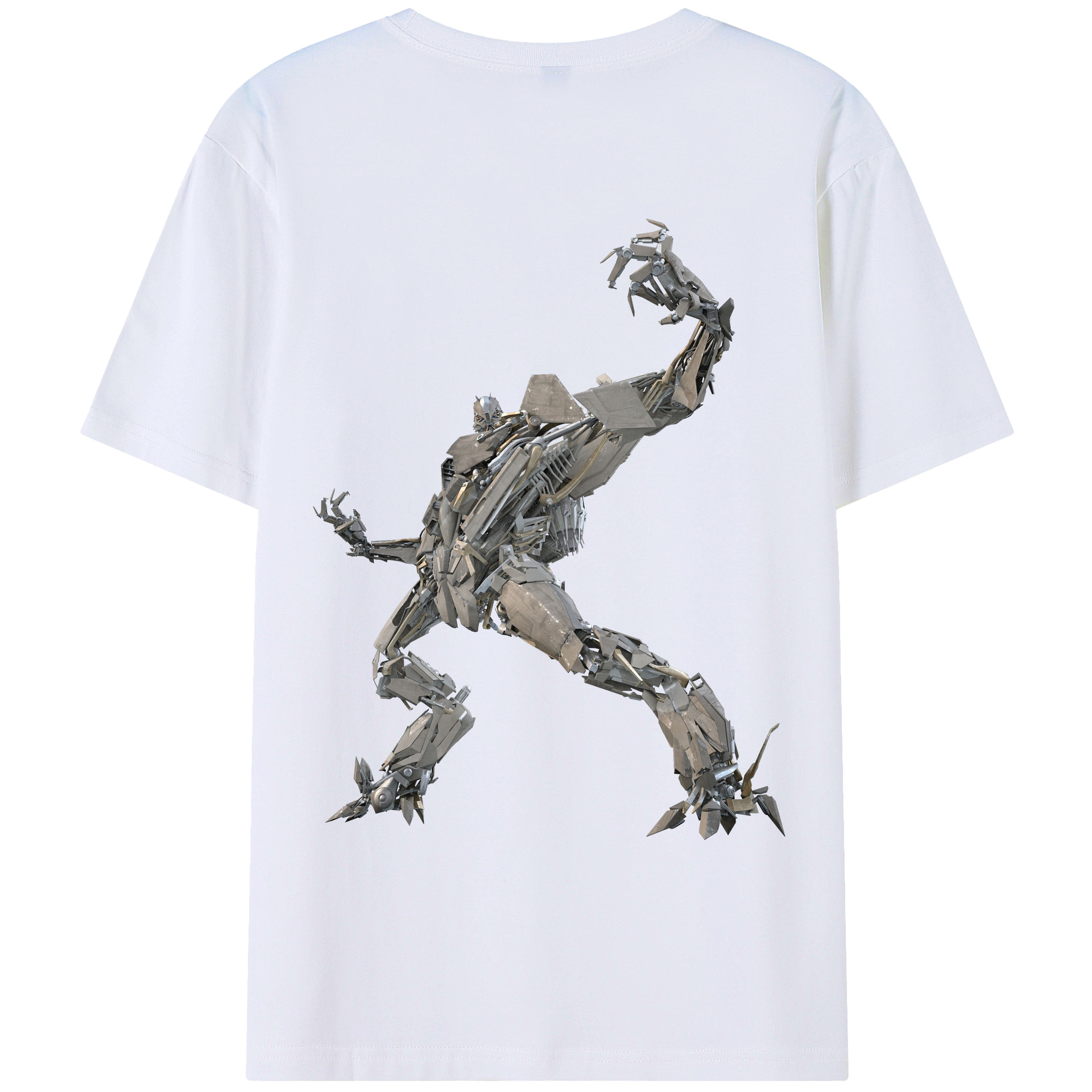 （画像用）  綿100％ メンズ半袖Tシャツ（バックプリント） 通気性
