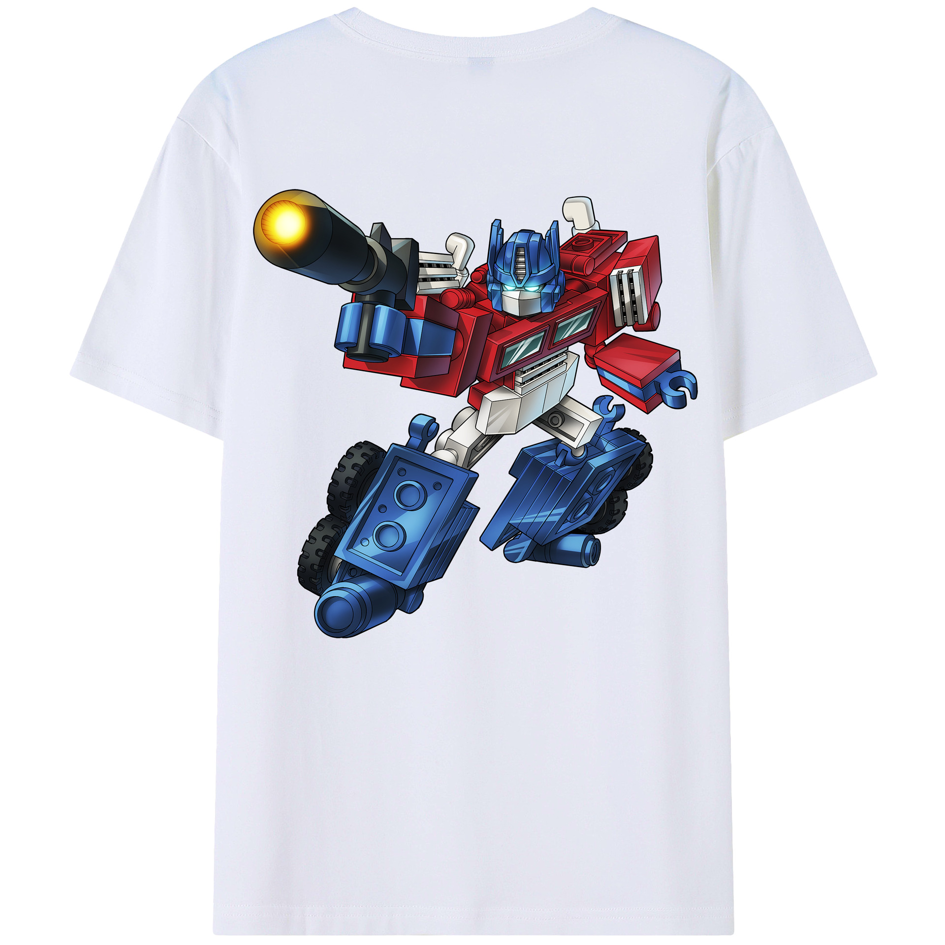 （画像用）  綿100％ メンズ半袖Tシャツ（バックプリント） 通気性
