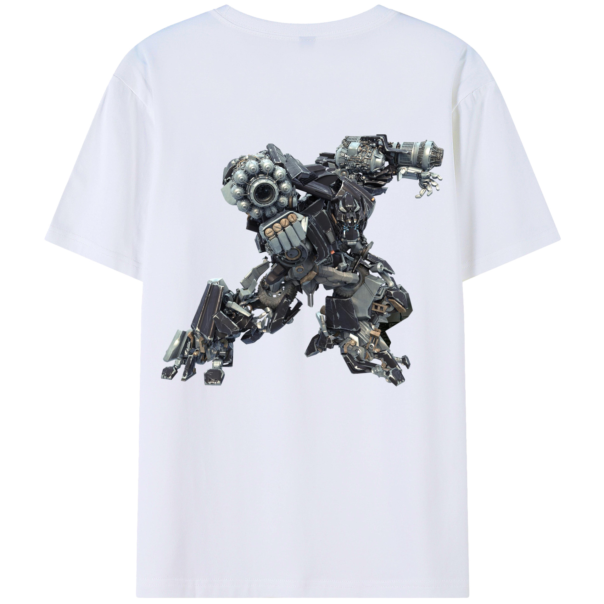 （画像用）  綿100％ メンズ半袖Tシャツ（バックプリント） 通気性