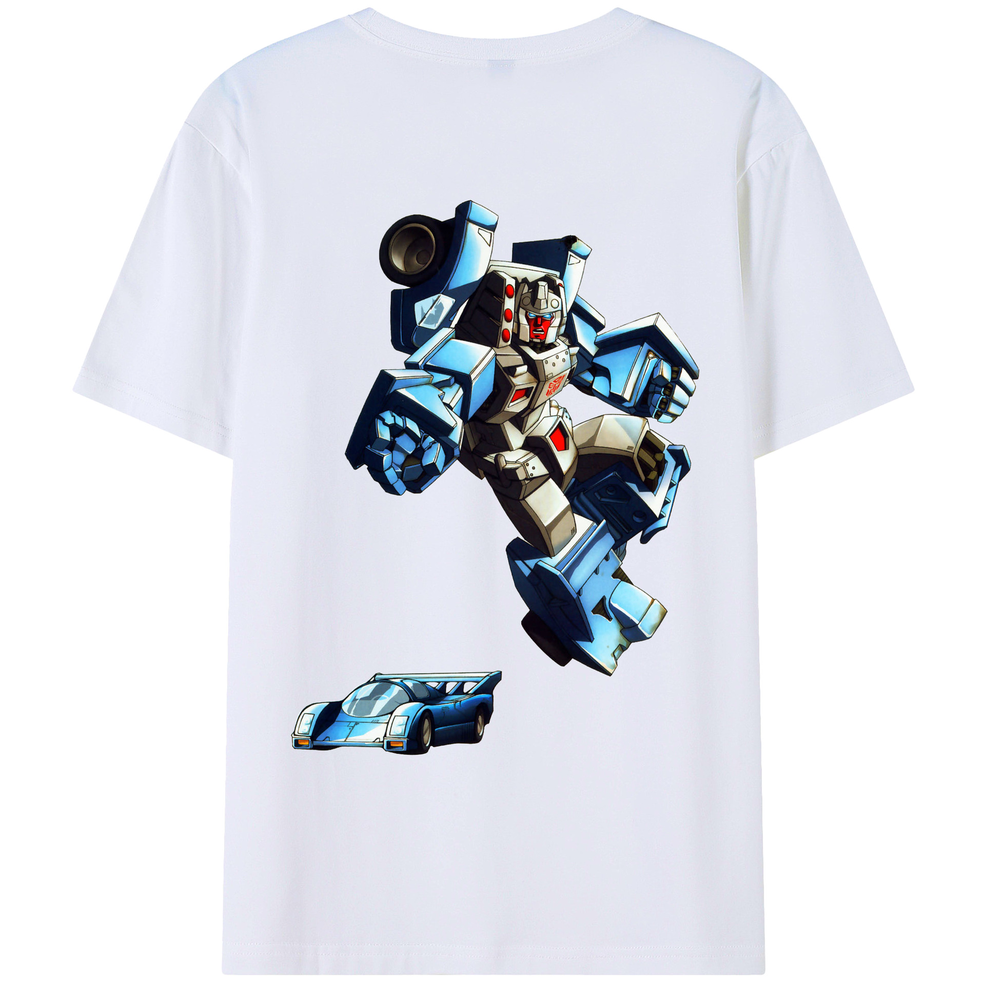 （画像用）  綿100％ メンズ半袖Tシャツ（バックプリント） 通気性