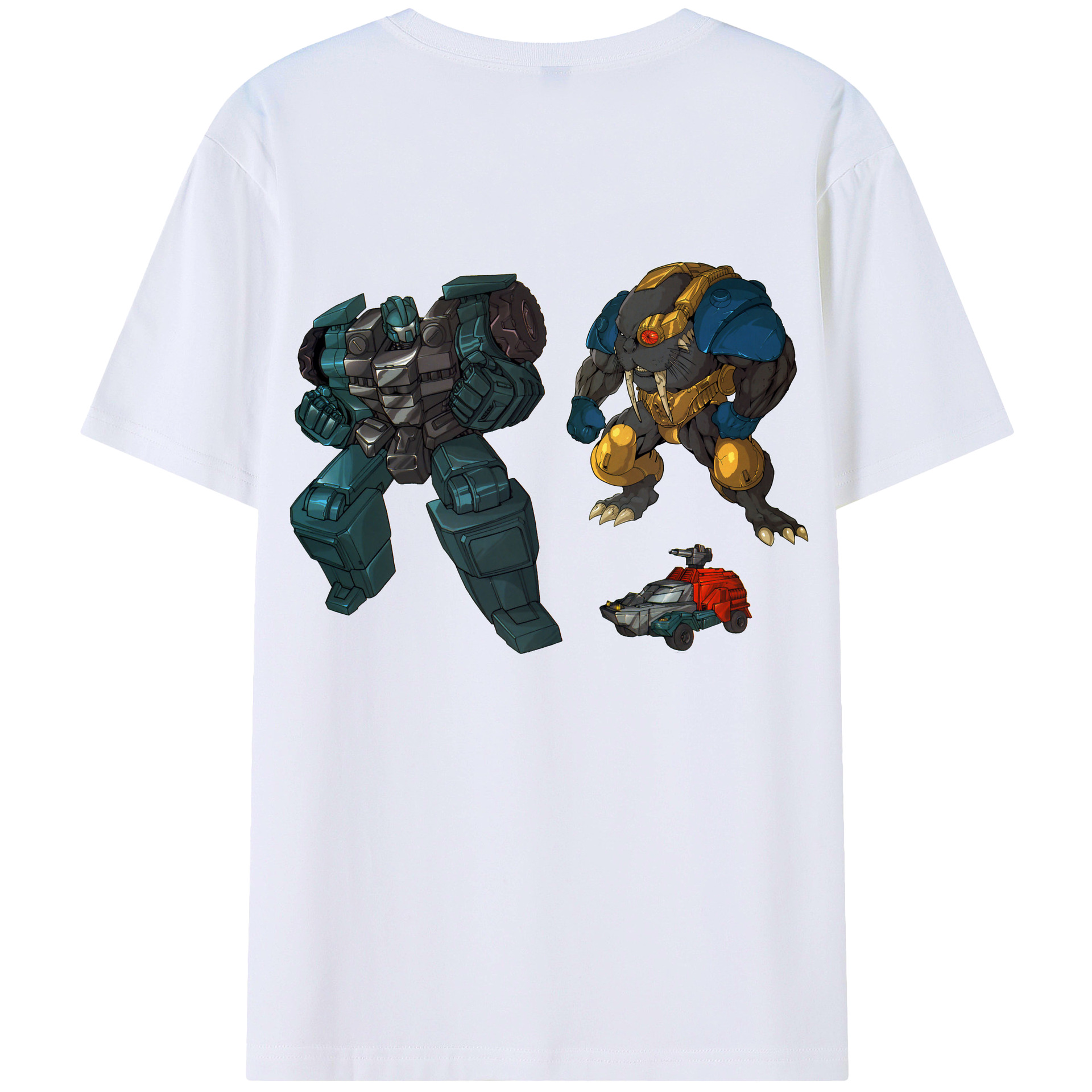 （画像用）  綿100％ メンズ半袖Tシャツ（バックプリント） 通気性