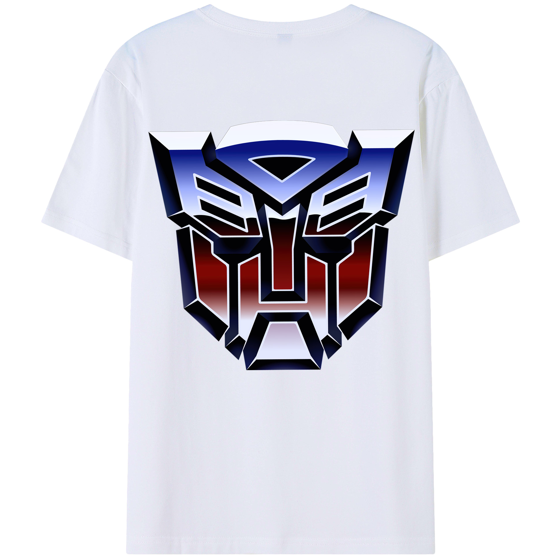 （画像用）  綿100％ メンズ半袖Tシャツ（バックプリント） 通気性