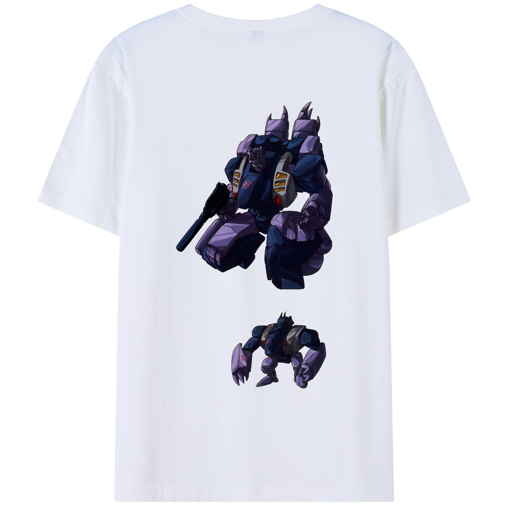 （画像用）  綿100％ メンズ半袖Tシャツ（バックプリント） 通気性