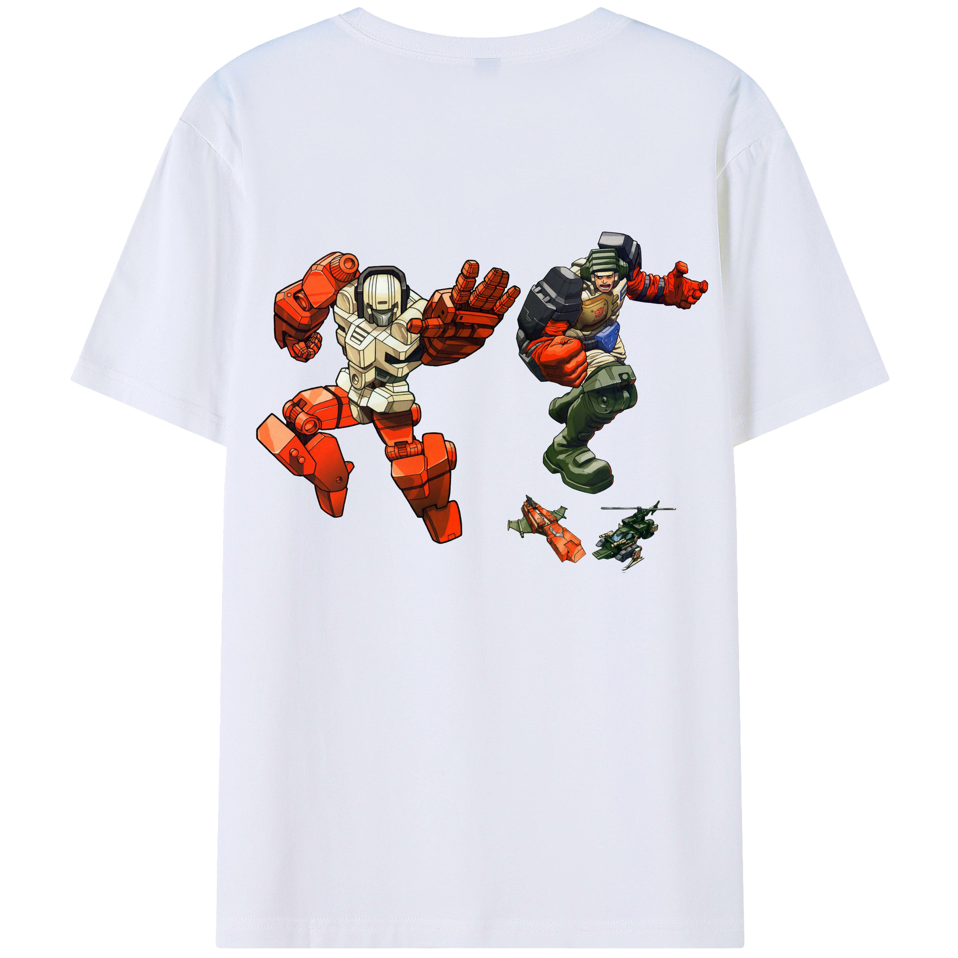 （画像用）  綿100％ メンズ半袖Tシャツ（バックプリント） 通気性