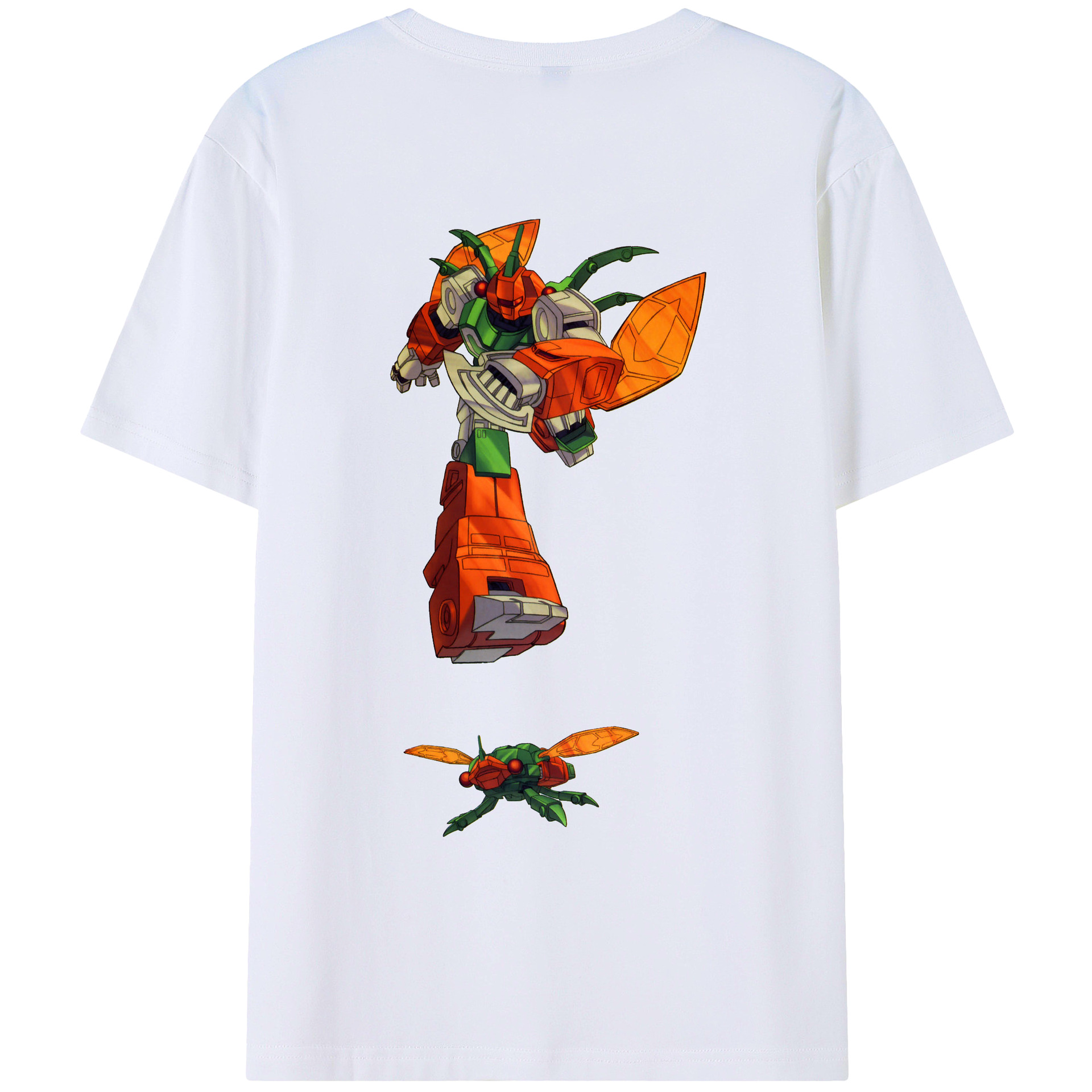 （画像用）  綿100％ メンズ半袖Tシャツ（バックプリント） 通気性