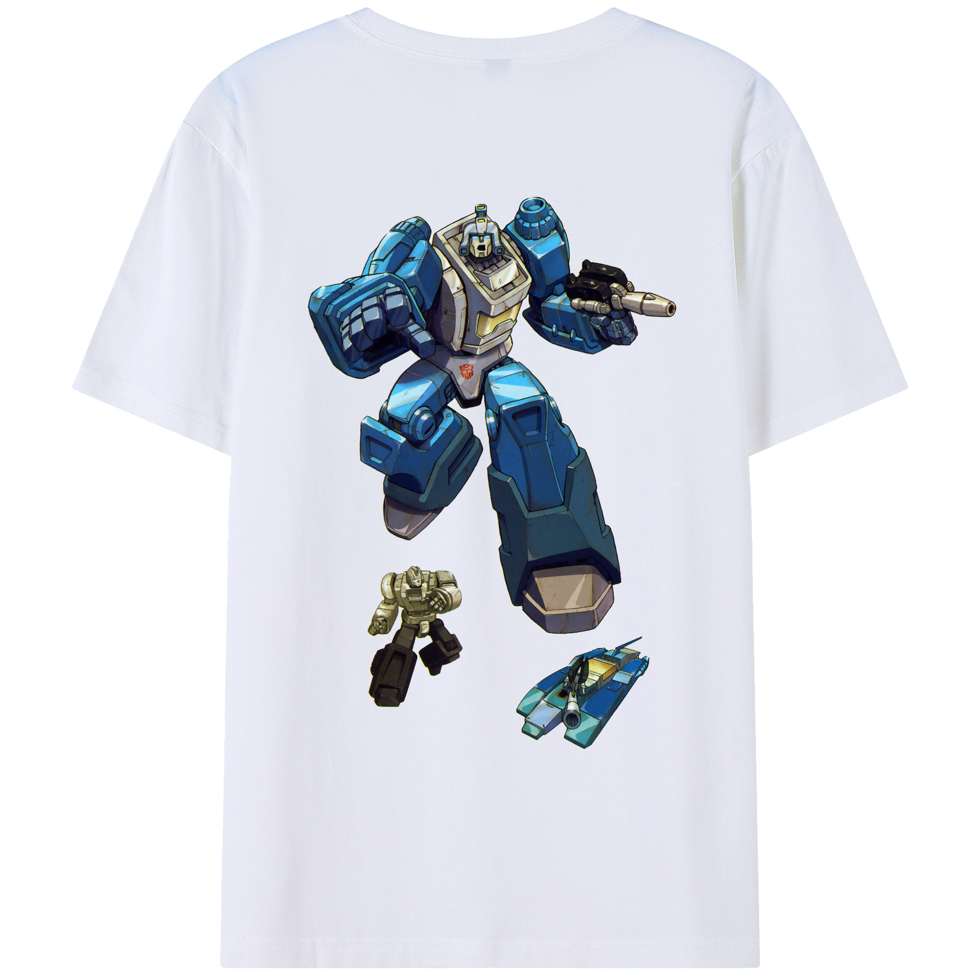 （画像用）  綿100％ メンズ半袖Tシャツ（バックプリント） 通気性