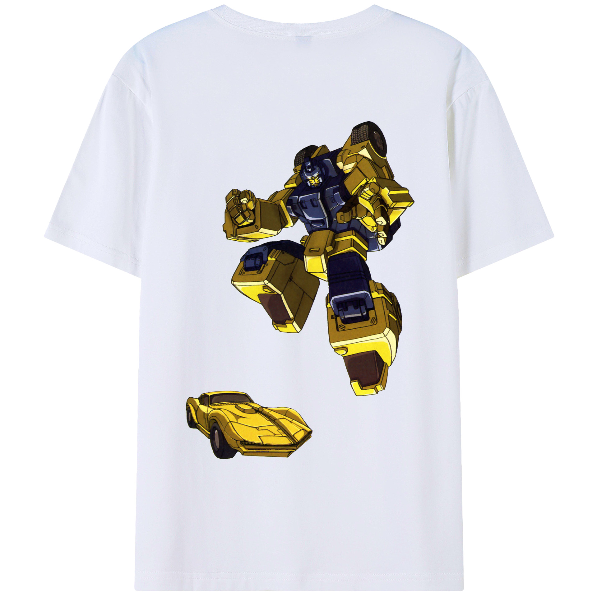 （画像用）  綿100％ メンズ半袖Tシャツ（バックプリント） 通気性