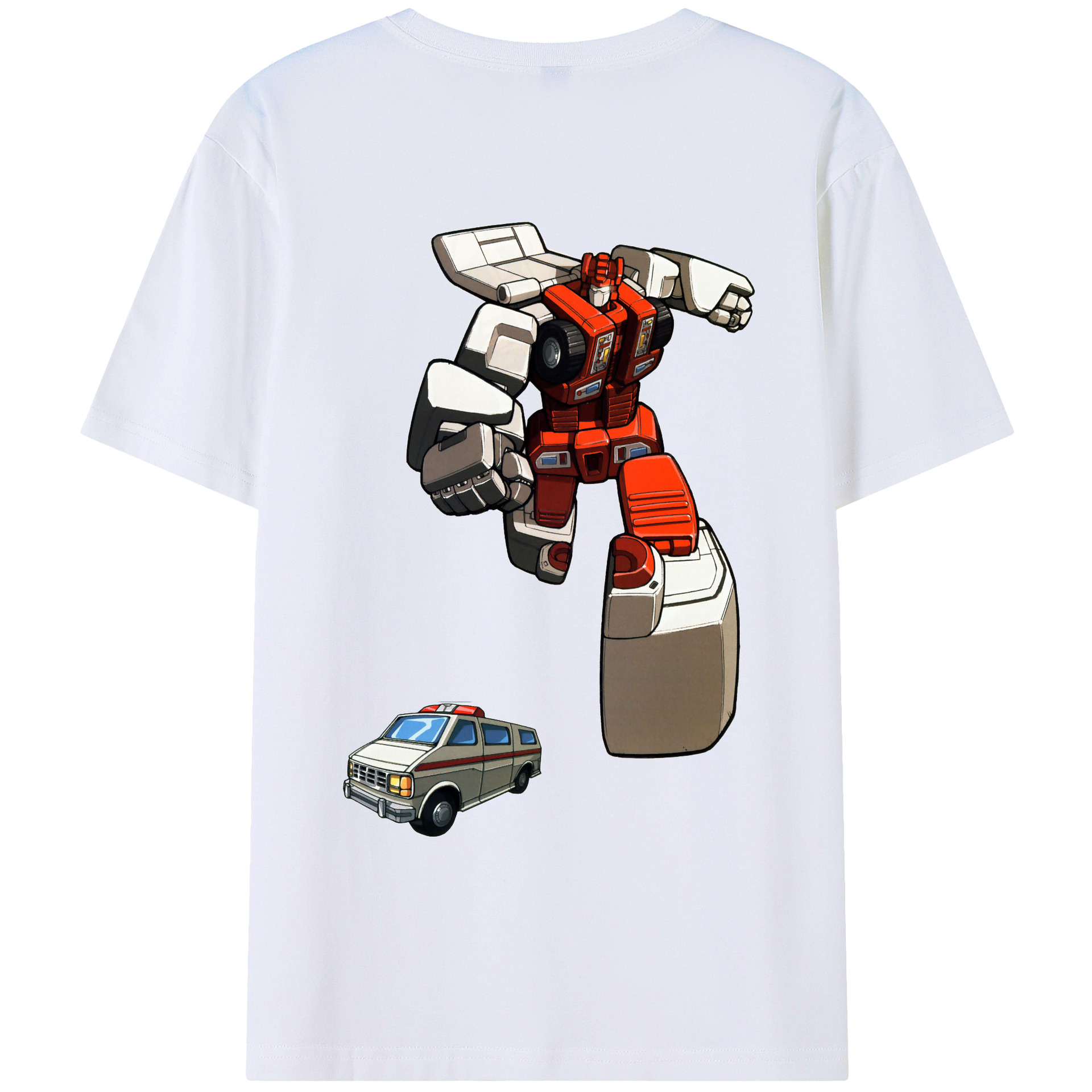 （画像用）  綿100％ メンズ半袖Tシャツ（バックプリント） 通気性